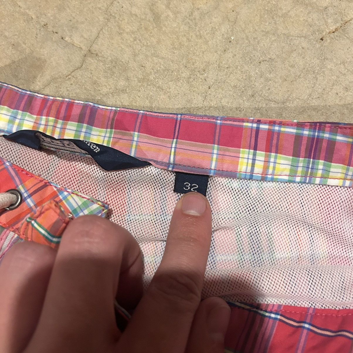 Polo Ralph Lauren × Vintage Crazy Vintage 90s Polo Ralph Lauren Madras Plaid Shorts Size US 32 / EU 48 - 6 Thumbnail
