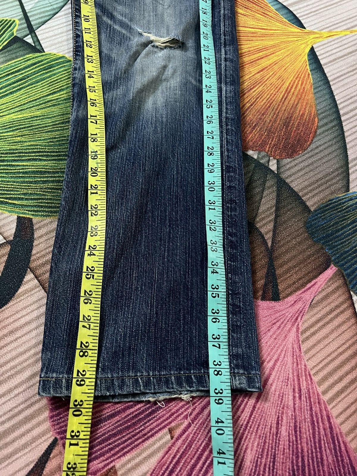 Edwin × If Six Was Nine 💥Baggy💥EDWIN EXCLUSIVE VINTAGE DISTRESSED JEANS Size US 30 / EU 46 - 15 Thumbnail