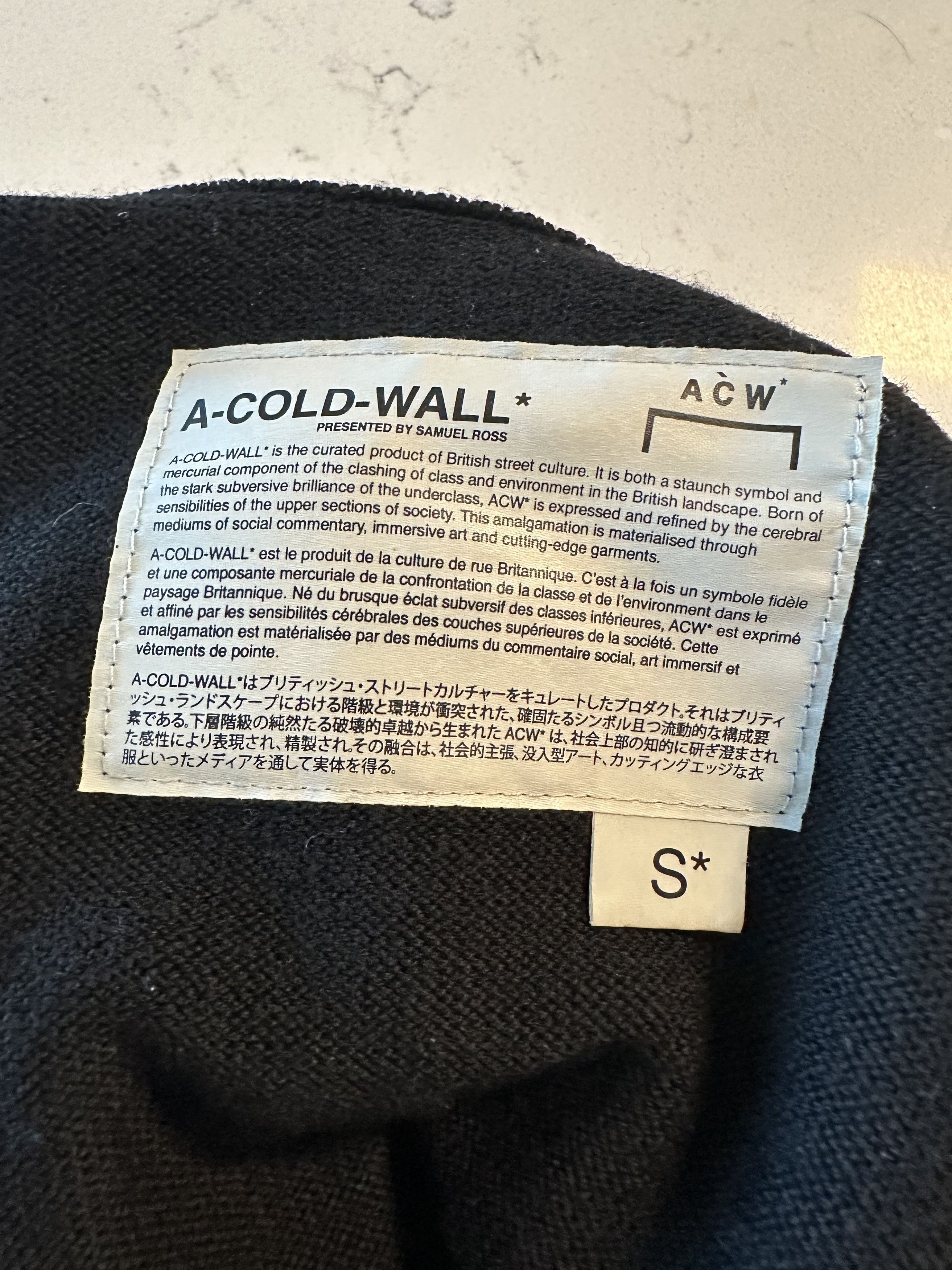 A-COLD-WALL* A-Cold-Wall Women Black High-neck Wool Sweater Size S Size S / US 4 / IT 40 - 5 Thumbnail