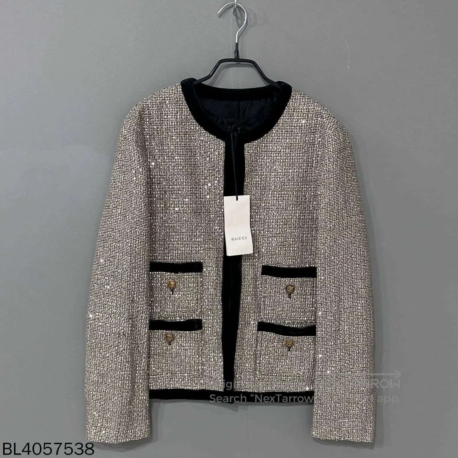 Gucci Gucci Sequin Tweed Showpiece Jacket. Size M / US 6-8 / IT 42-44 - 1 Thumbnail