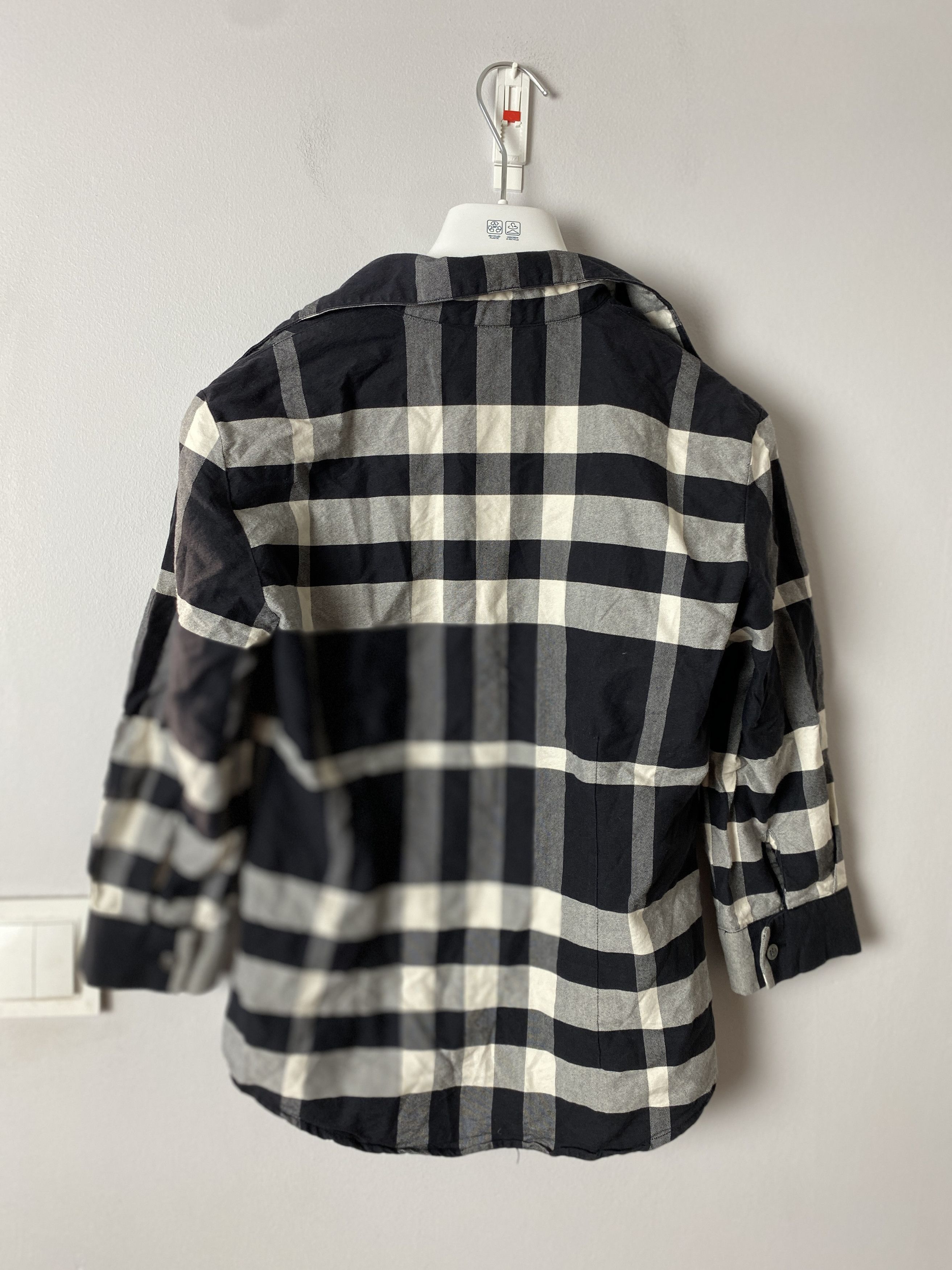 Burberry Burberry 3/4 sleeve shirt button ups checkered Size S / US 4 / IT 40 - 6 Thumbnail