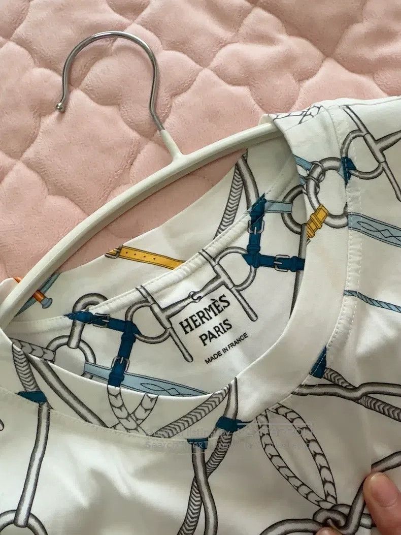Hermes Hermes Dress with elastic on the bust Size XXS / US 00 / IT 34 - 3 Thumbnail