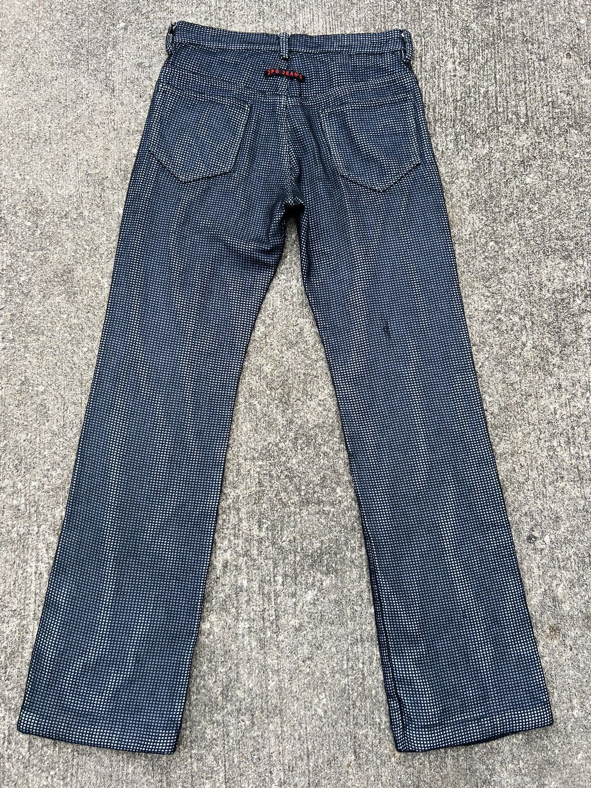 Jean Paul Gaultier Vintage Jean Paul Gaultier Paris Mesh Denim Flare Jeans Size US 30 / EU 46 - 2 Thumbnail