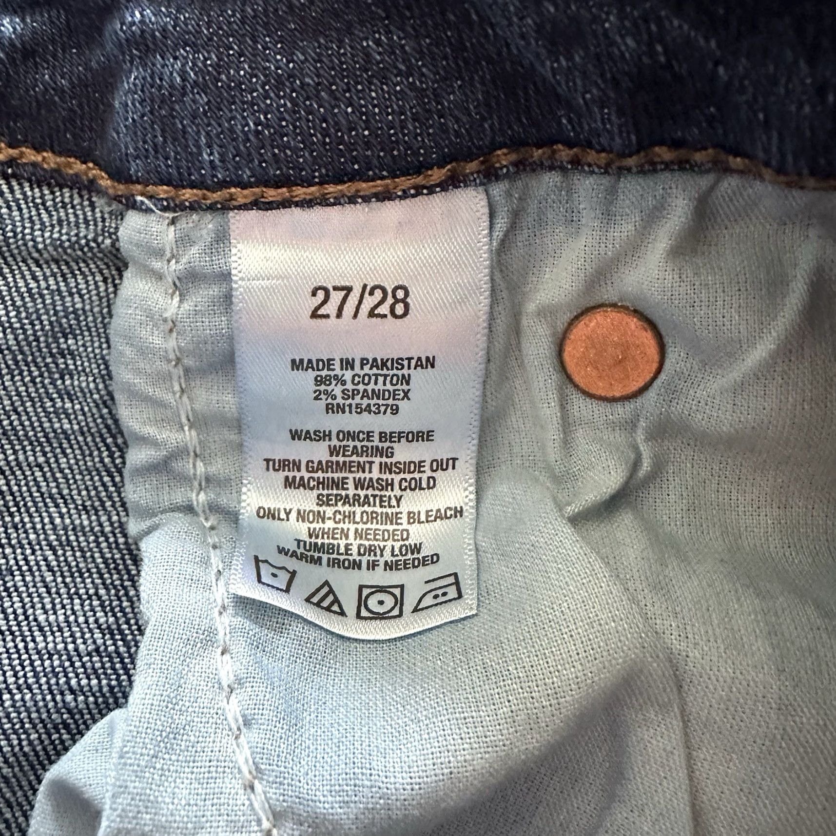 Vintage VINTAGE Aéropostale Jeans Women’s 28 Straight Denim Blue Slim Stretch Mid Rise 27in Inseam 27in Womens Jeans Size 28" / US 6 / IT 42 - 5 Thumbnail