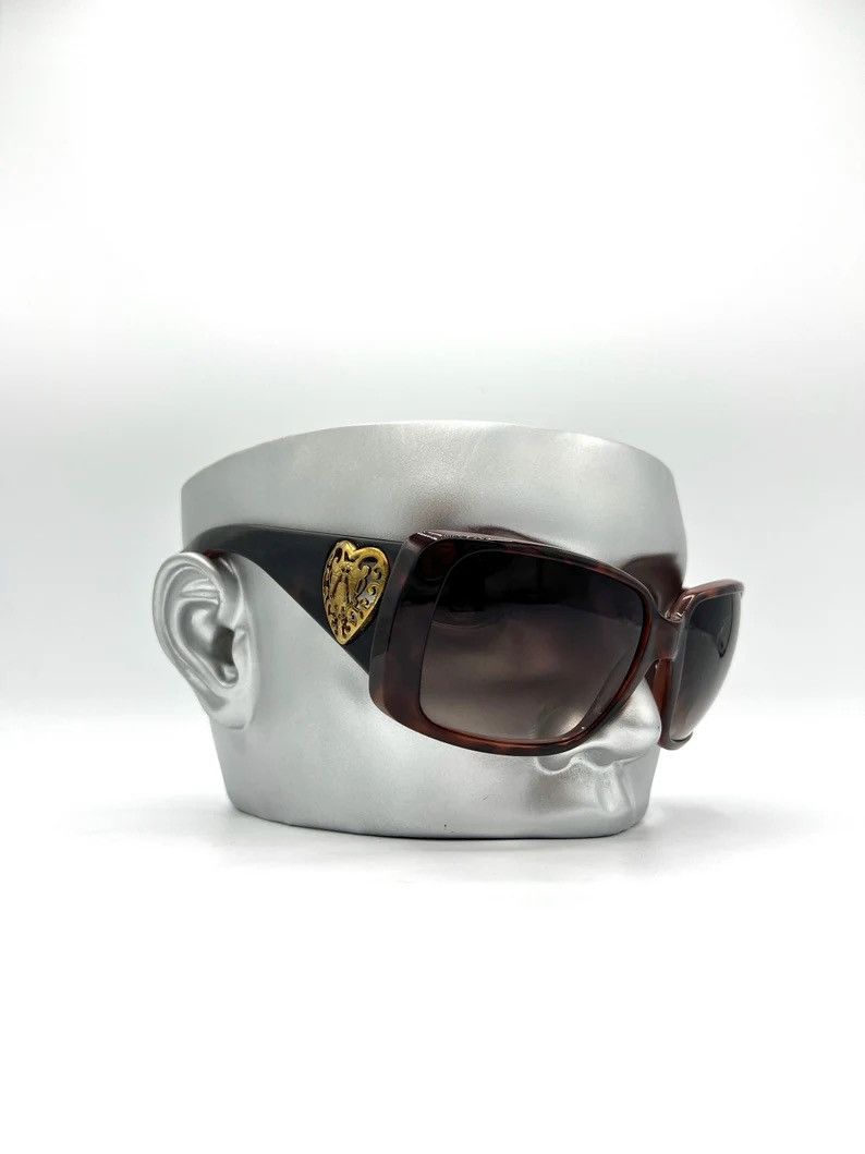 Gucci GUCCI Square Heart Brown Sunglasses GG 3058/S Vintage Y2K Size ONE SIZE - 3 Thumbnail
