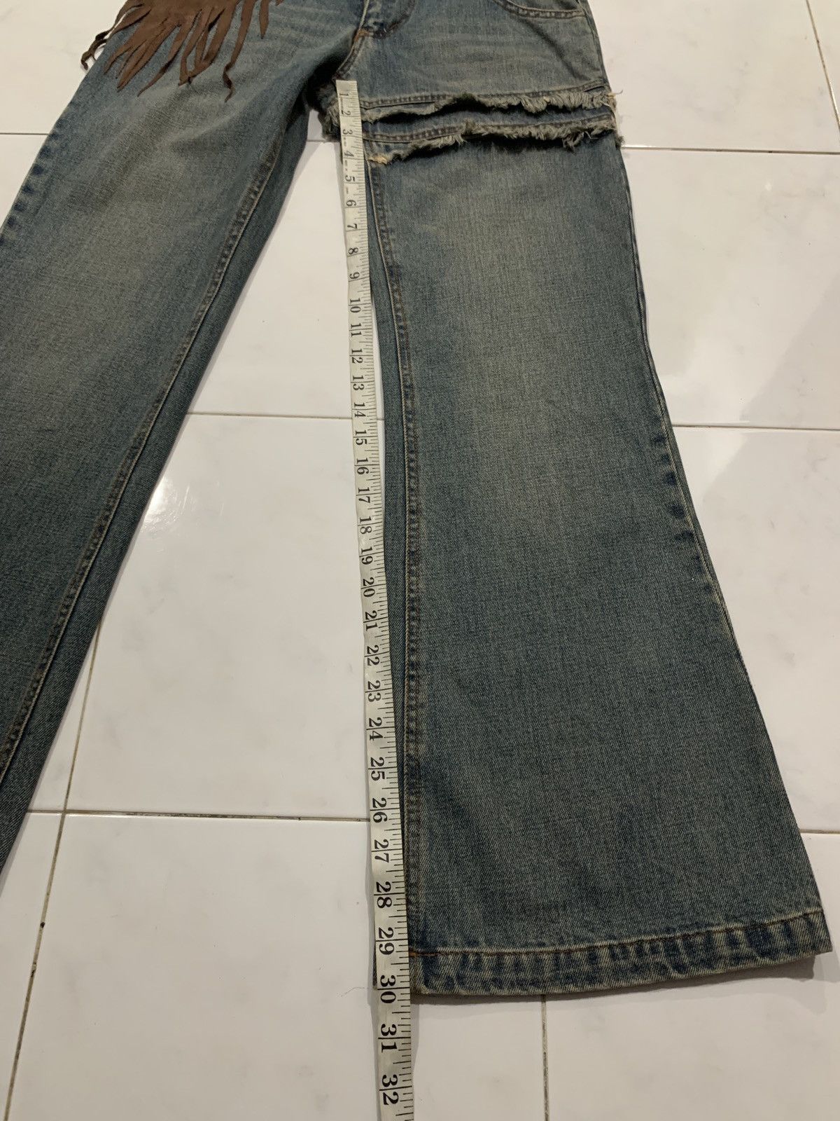 Japanese Brand Vice Dyne Glamorous Style Flared Jeans Size US 30 / EU 46 - 18 Thumbnail