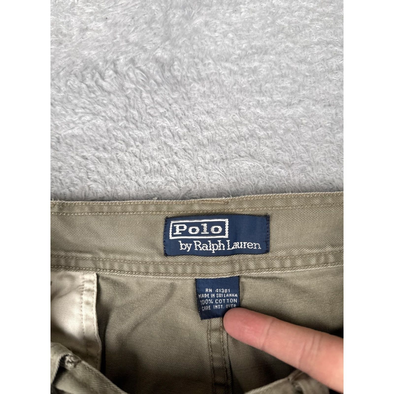Polo Ralph Lauren Polo Ralph Lauren Shorts Mens 36 Khaki Polo Chino Cargo Pockets Cotton 36x9 Size US M / EU 48-50 / 2 - 7 Thumbnail