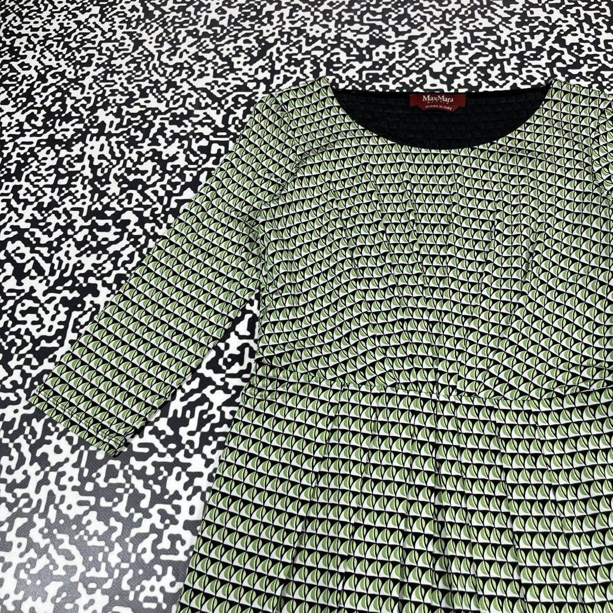 Max Mara Max Mara Studio Abstract Print Luxury Style Casual Dress Size M / US 6-8 / IT 42-44 - 5 Thumbnail