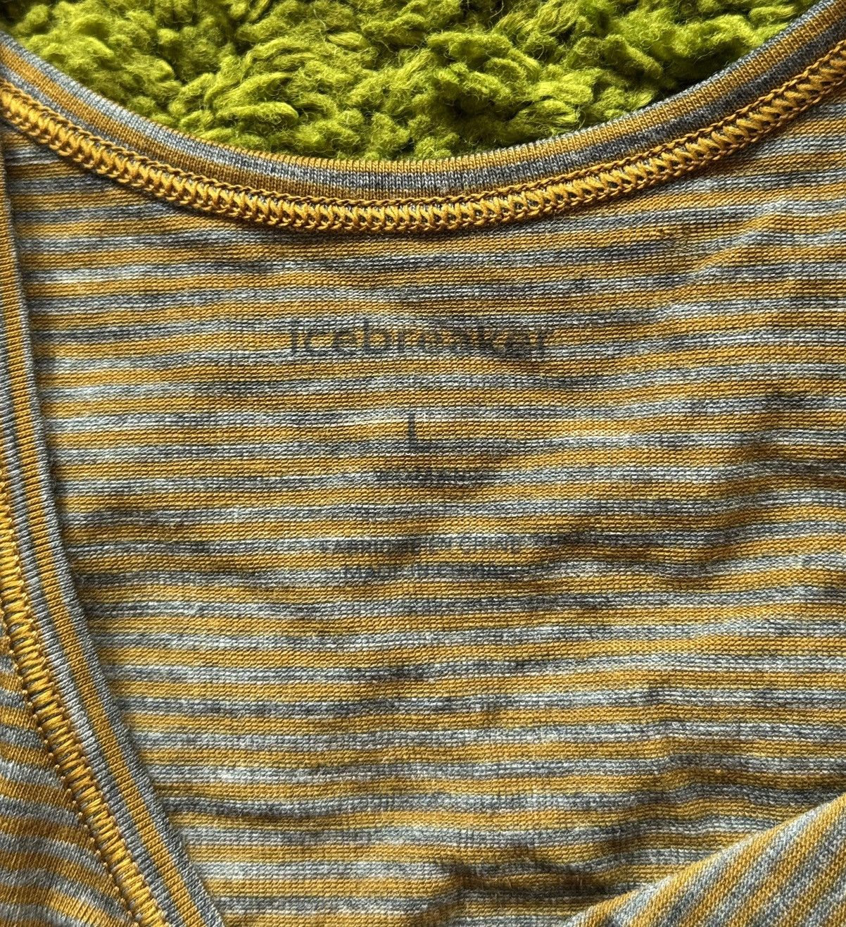Icebreaker Icebreaker 100% merino wool striped thermo layer tank top Size L / US 10 / IT 46 - 5 Thumbnail
