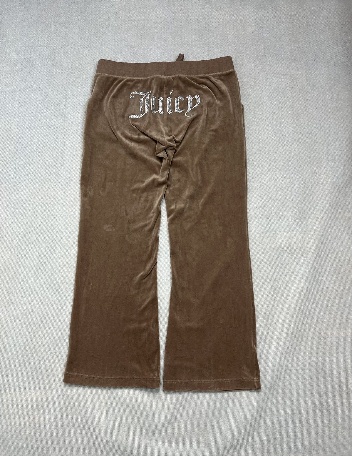 Juicy Couture Velvet Pants Juicy Couture big logo baggy new collection Size 30" / US 8 / IT 44 - 1 Thumbnail