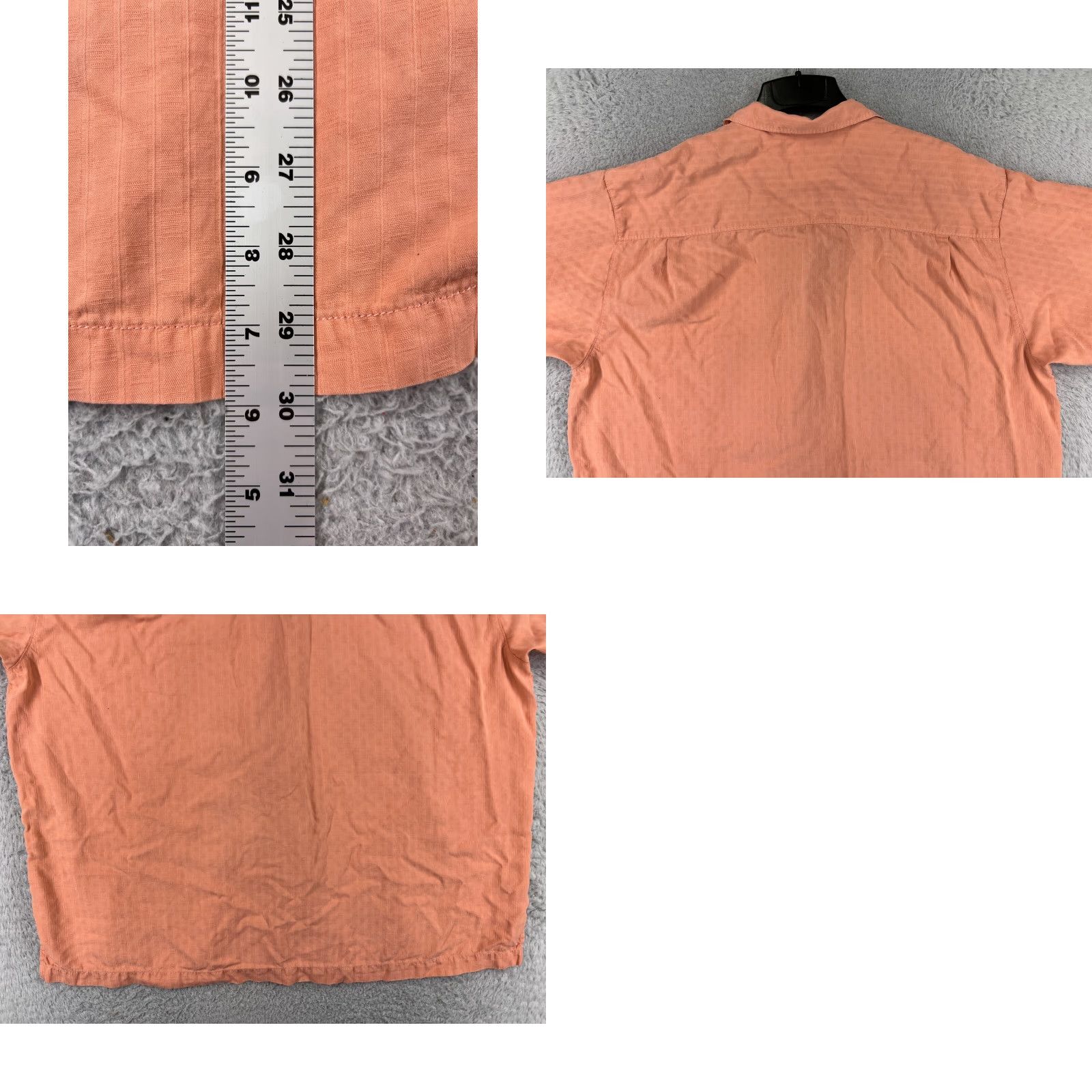 Tommy Bahama Tommy Bahama Shirt Men XLX Orange Button Up Hawaiian Silk Vacation Size US XL / EU 56 / 4 - 9 Thumbnail