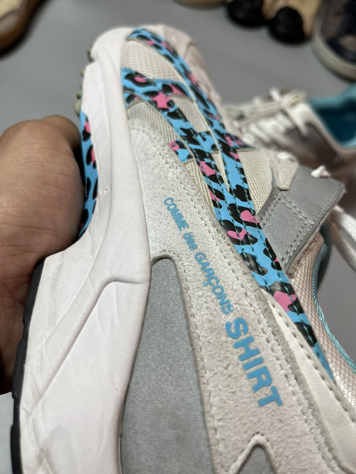 Asics × Comme des Garcons Comme Des Garcons x Asics Tarther SC 2021 “Aquarium Leopard” Size US 11 / EU 44 - 5 Thumbnail
