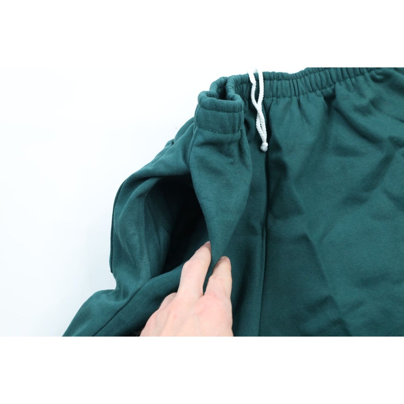 Vintage NOS Vintage 90s Streetwear Heavyweight Sweatpant Shorts Size US 34 / EU 50 - 4 Thumbnail
