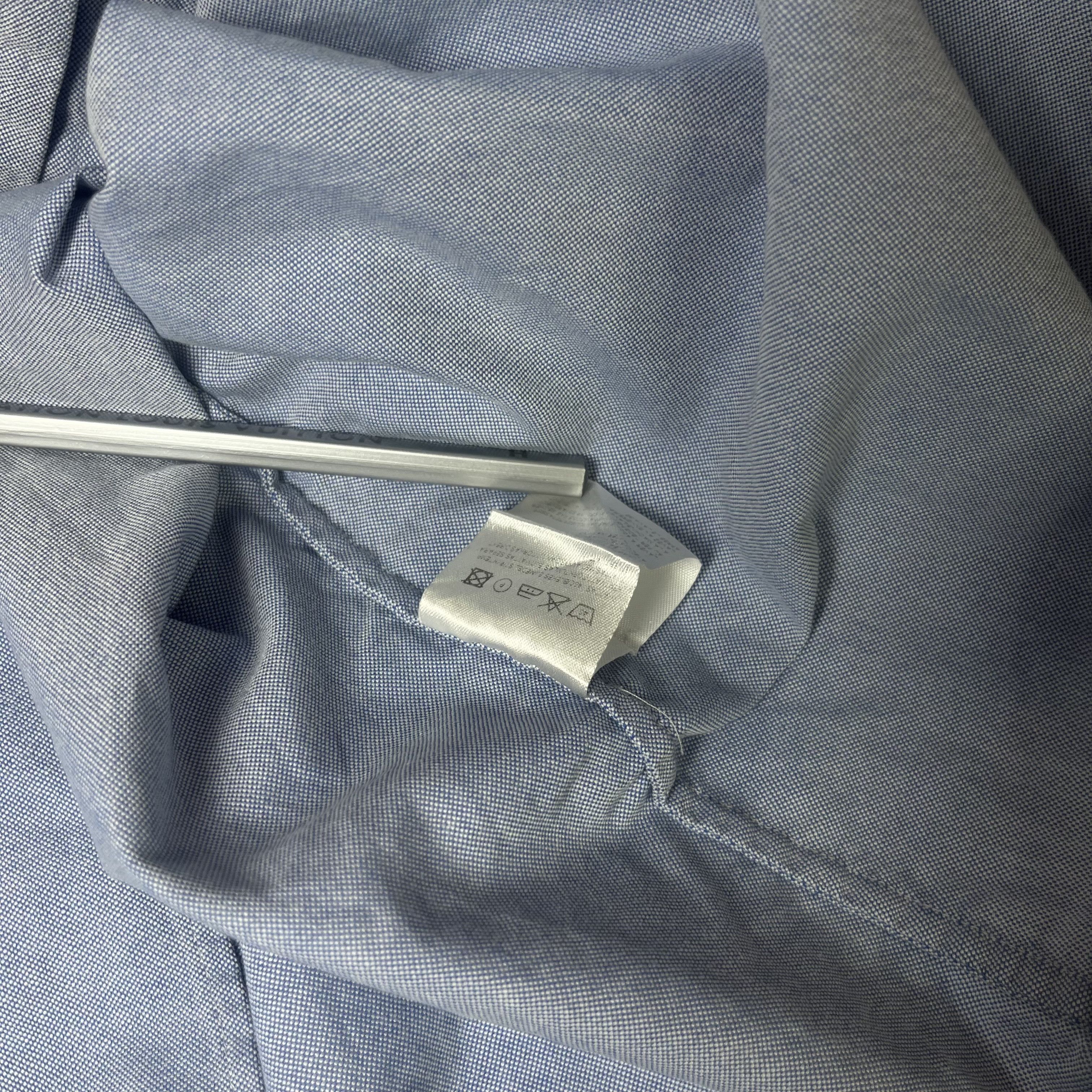 Acne Studios Acne Jeans Button Up Shirt Blue Size US M / EU 48-50 / 2 - 6 Thumbnail