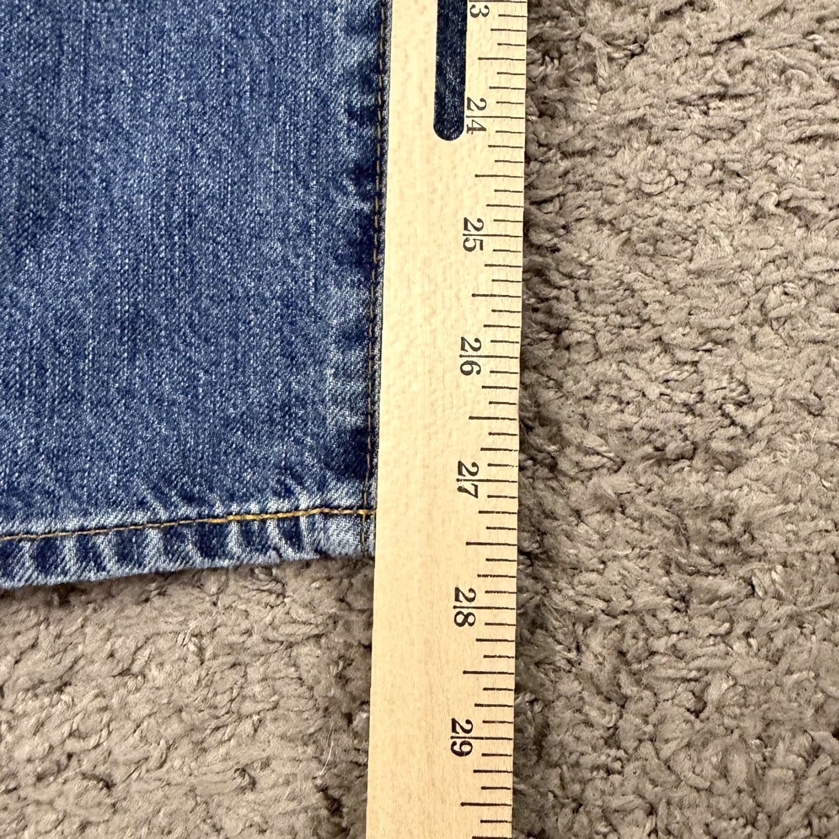 Denime AG Adriano Goldschmied Jeans Women Skinny Beau 26 Distressed Denim Blue 29x28 Regular Rise Mid Slouchy Inseam 28 Jeans Size 26" / US 2 / IT 38 - 6 Thumbnail