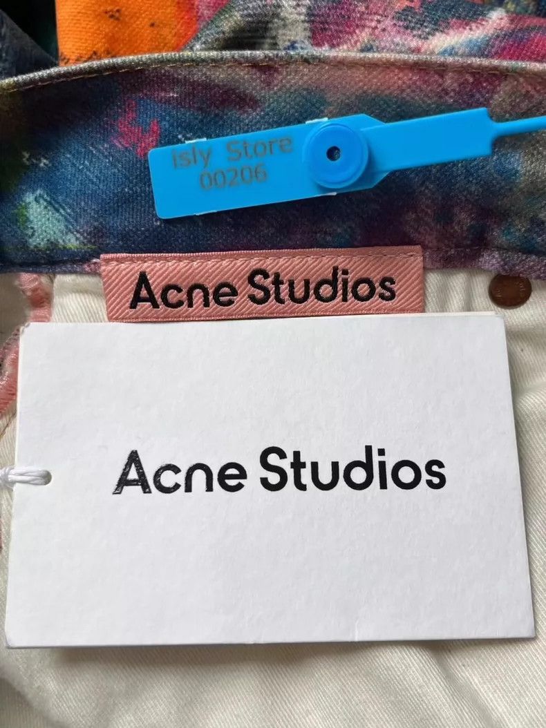 Acne Studios acne studios Colorful printed pattern jeans Size US 34 / EU 50 - 4 Thumbnail