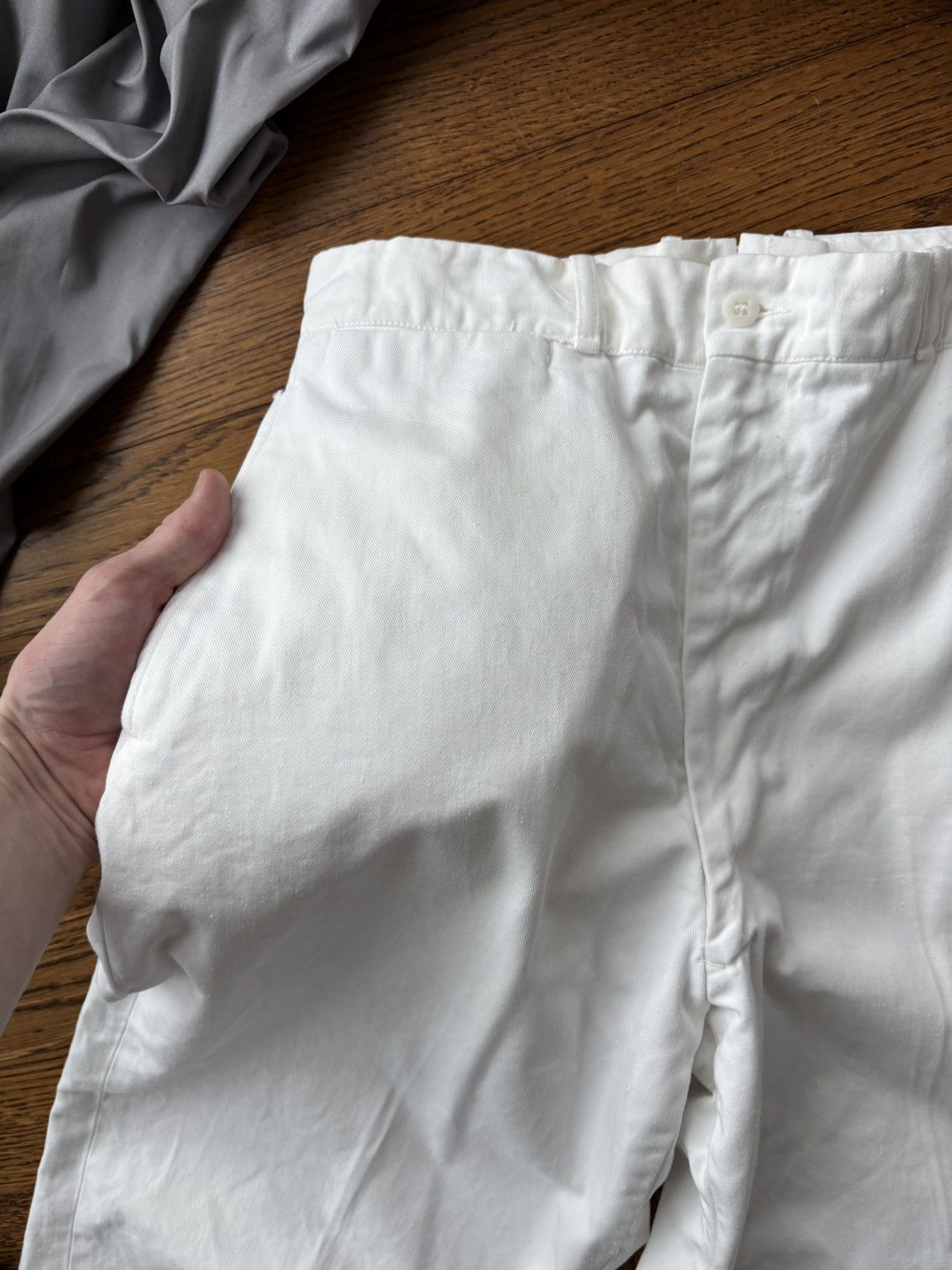 Vintage 1950s Trousers True Vintage Royal Canadian Navy Dress Pants Size 34R - 12 Thumbnail