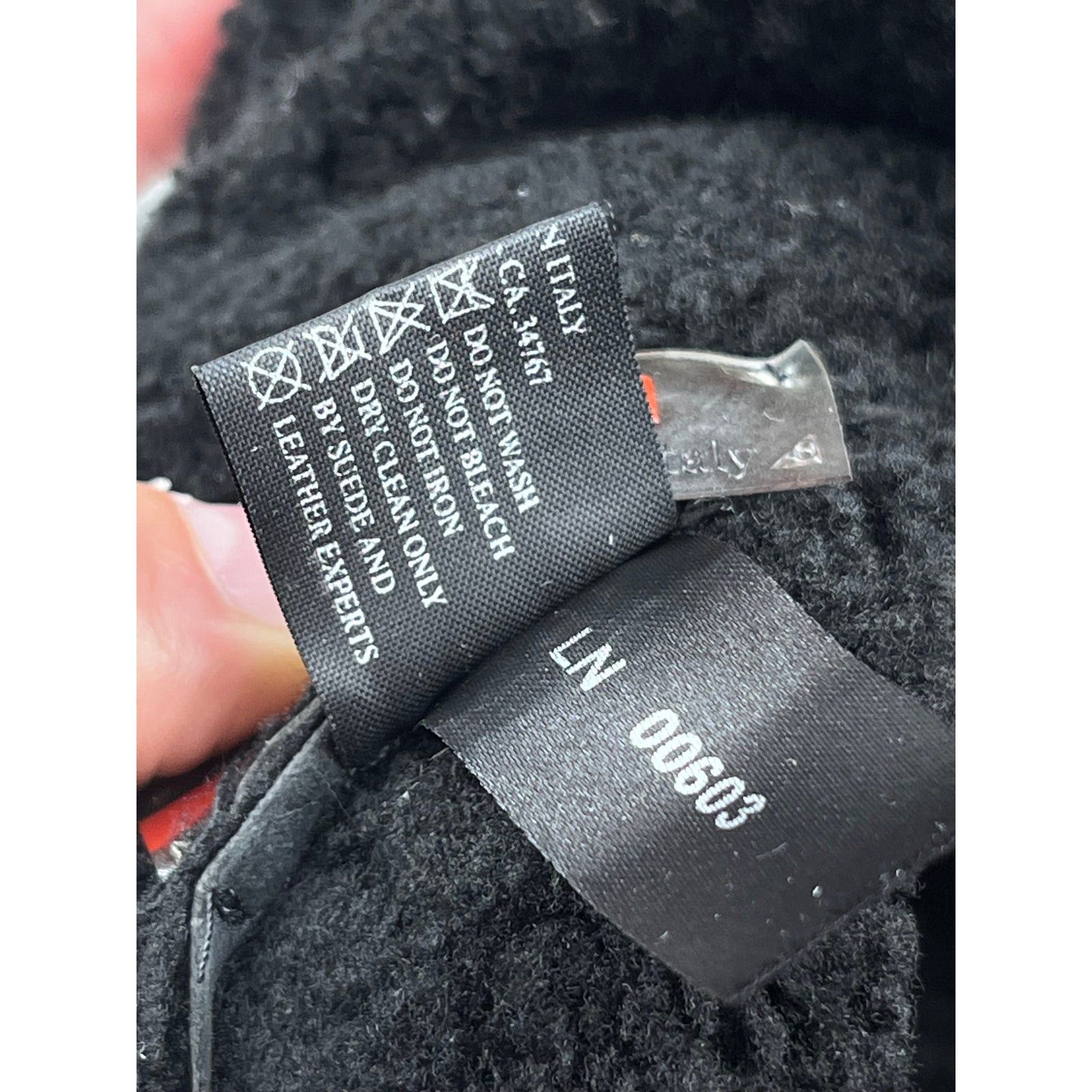 Miu Miu × Prada Prada Shearling Hat Leather Cap red tab logo Italy designer Size ONE SIZE - 11 Thumbnail