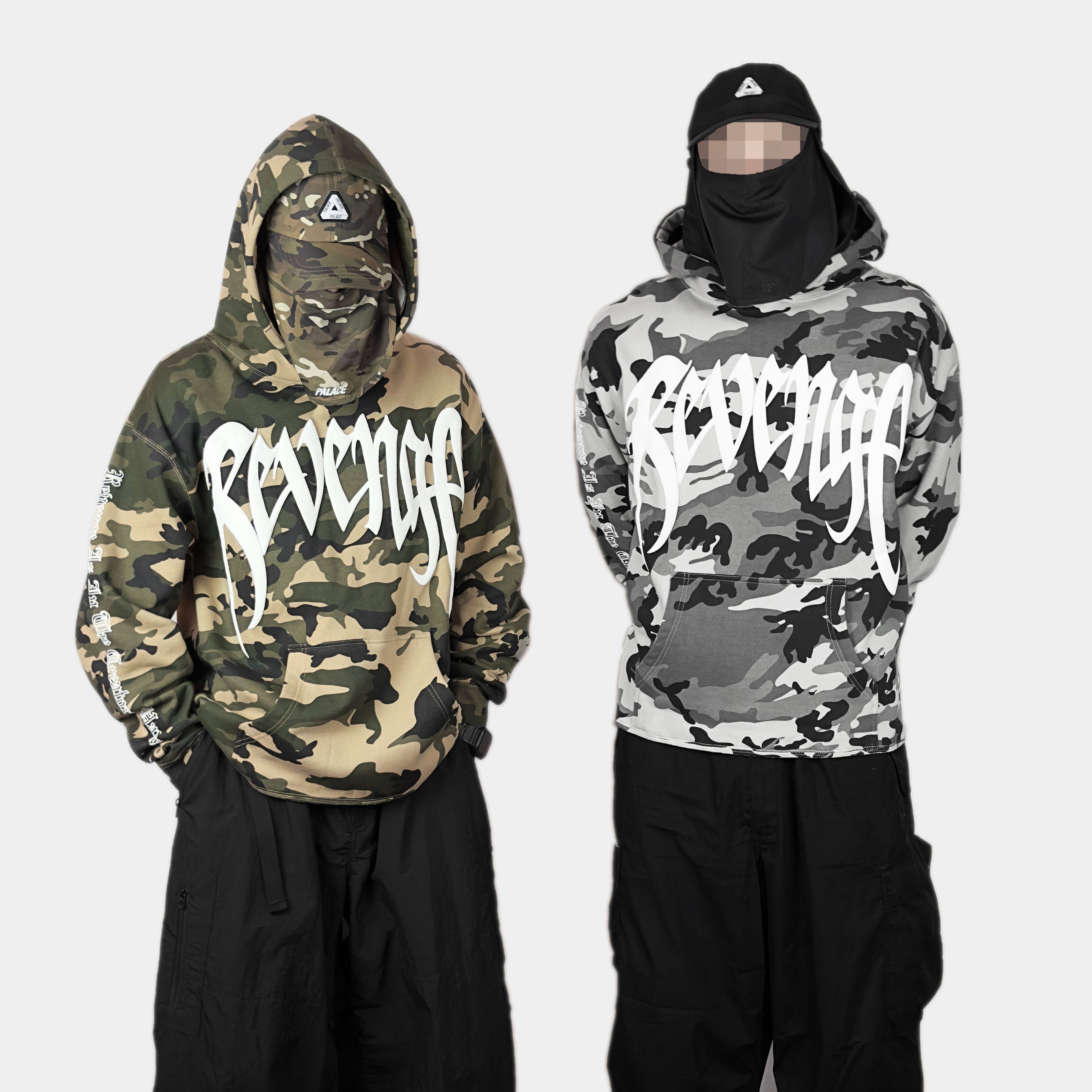 Revenge Revenge + XXXTENTANCION KILL HOODIE (SNOW CAMO) Size US XL / EU 56 / 4 - 5 Thumbnail