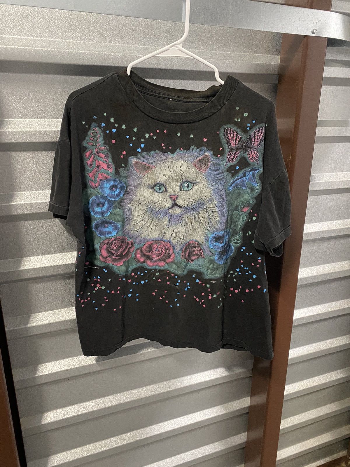 Vintage 1990’s Cat Sunrise Sportswear Shirt Size US L / EU 52-54 / 3 - 1 Thumbnail