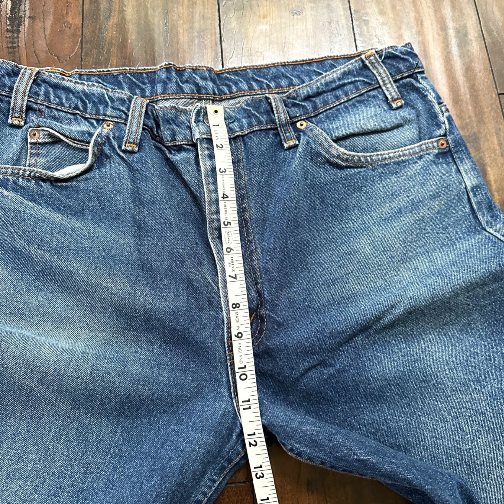 Levi's VINTAGE Levi's 505 Jeans Mens 38x30 Denim Blue 90s 5-Pocket Regular Straight 40505 Canada - (Note: remove extra hyphen?) Size US 38 / EU 54 - 6 Thumbnail
