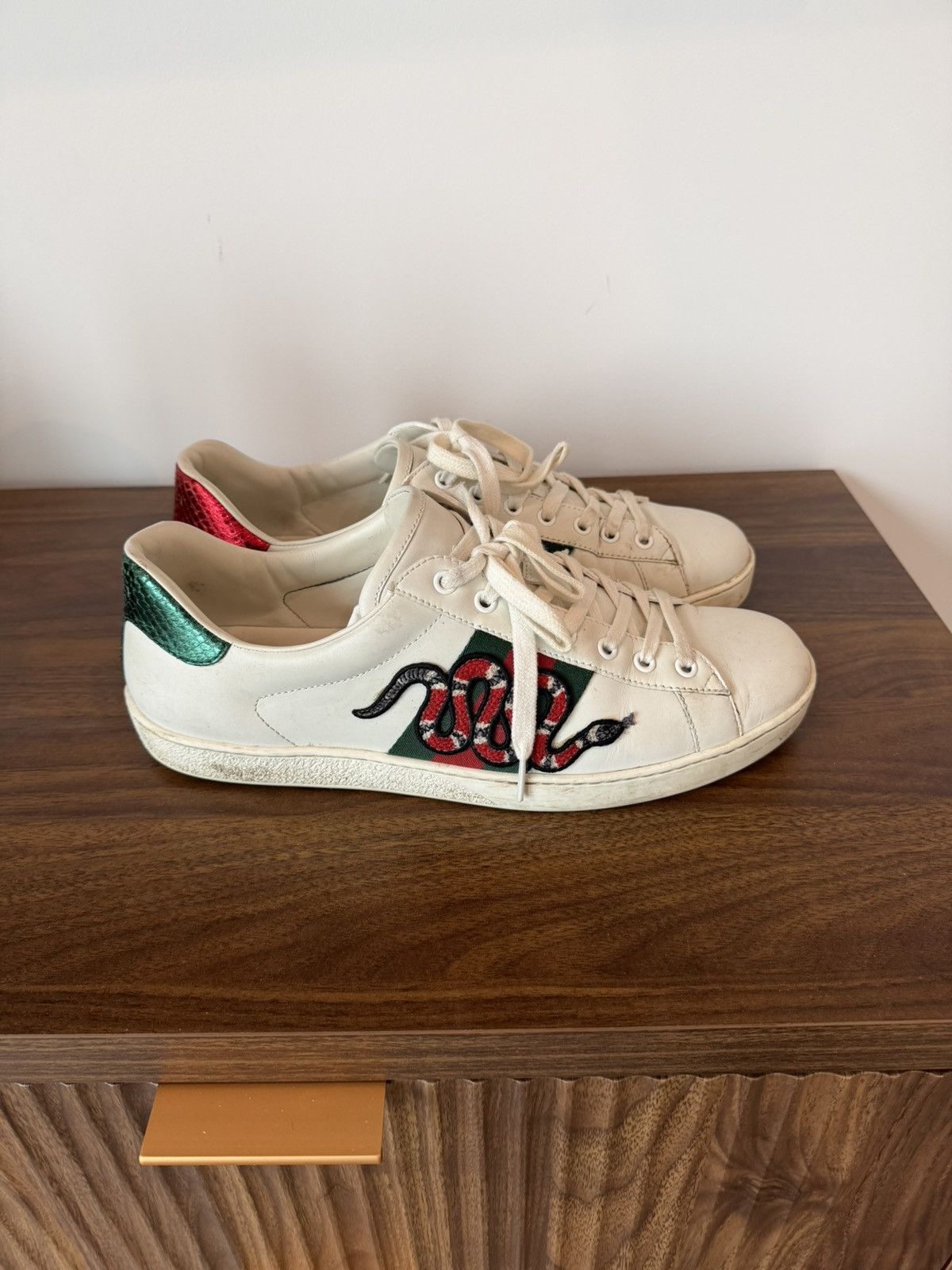 Gucci Ace Sneakers - Snake Size US 9.5 / EU 42-43 - 1 Thumbnail