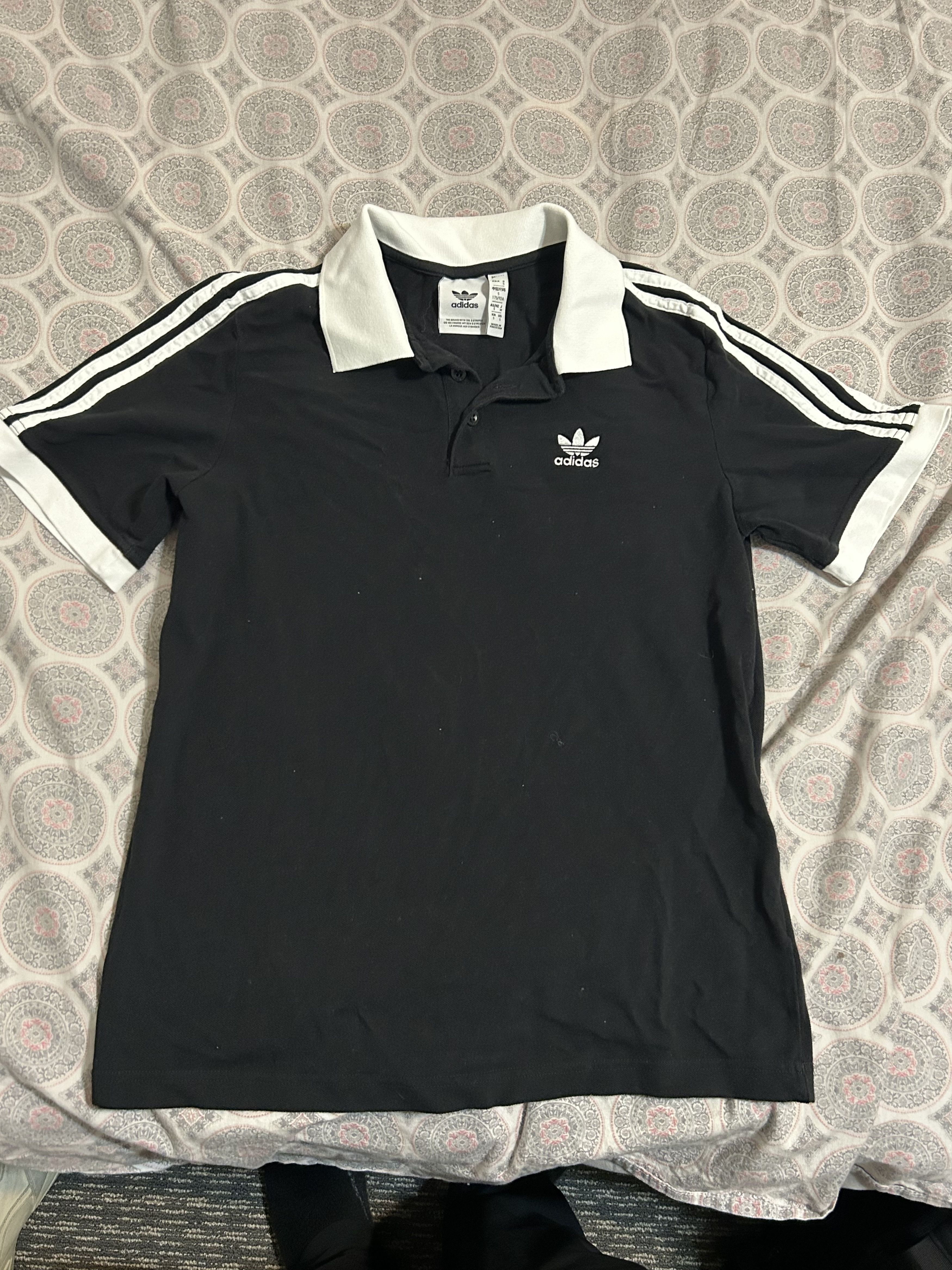 Adidas Adidas Adicolor Classics Striped Short Sleeve Polo Shirt Size S / US 4 / IT 40 - 1 Thumbnail