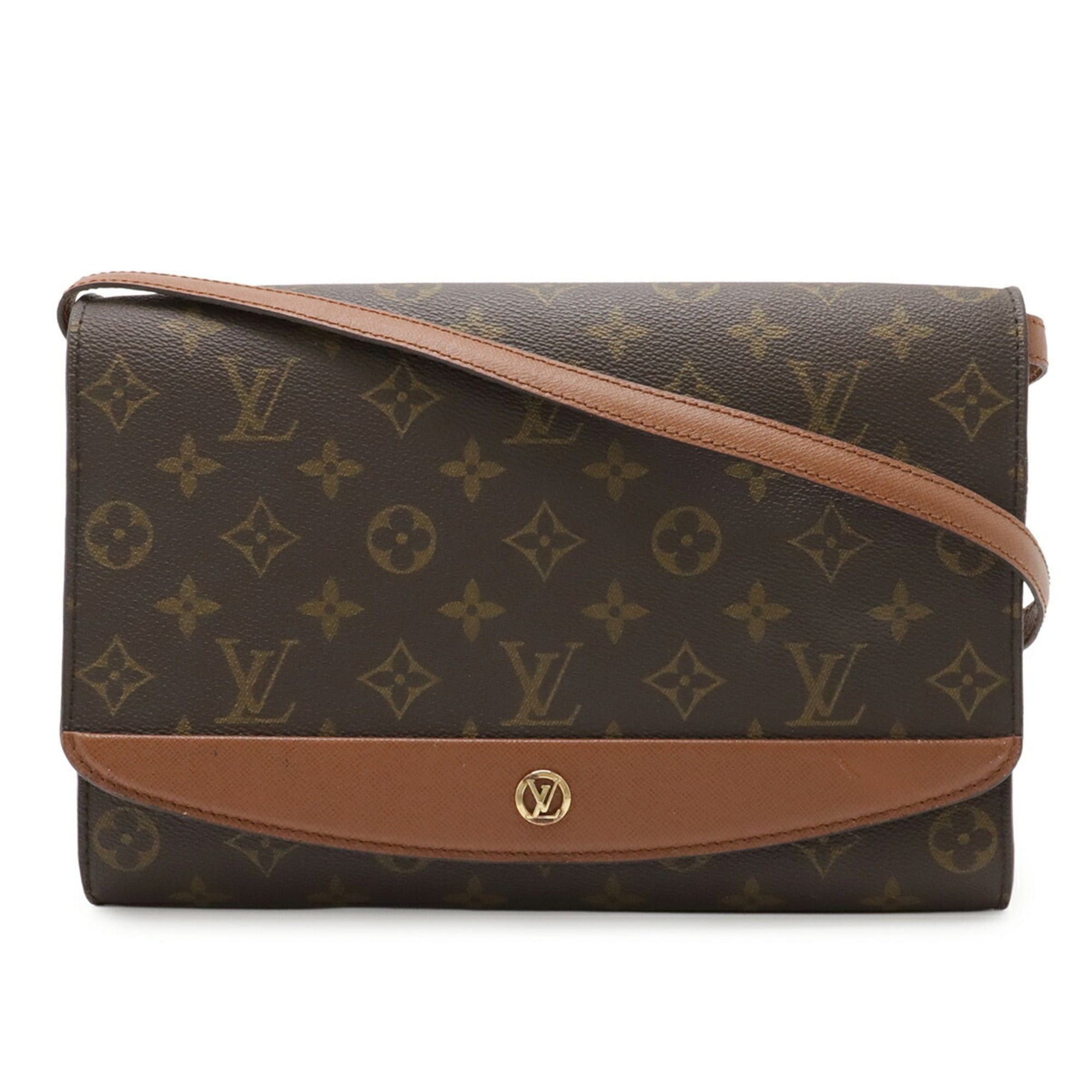 Louis Vuitton LOUIS VUITTON Monogram Bordeaux Shoulder Bag Clutch Second M51797 Size ONE SIZE - 1 Thumbnail