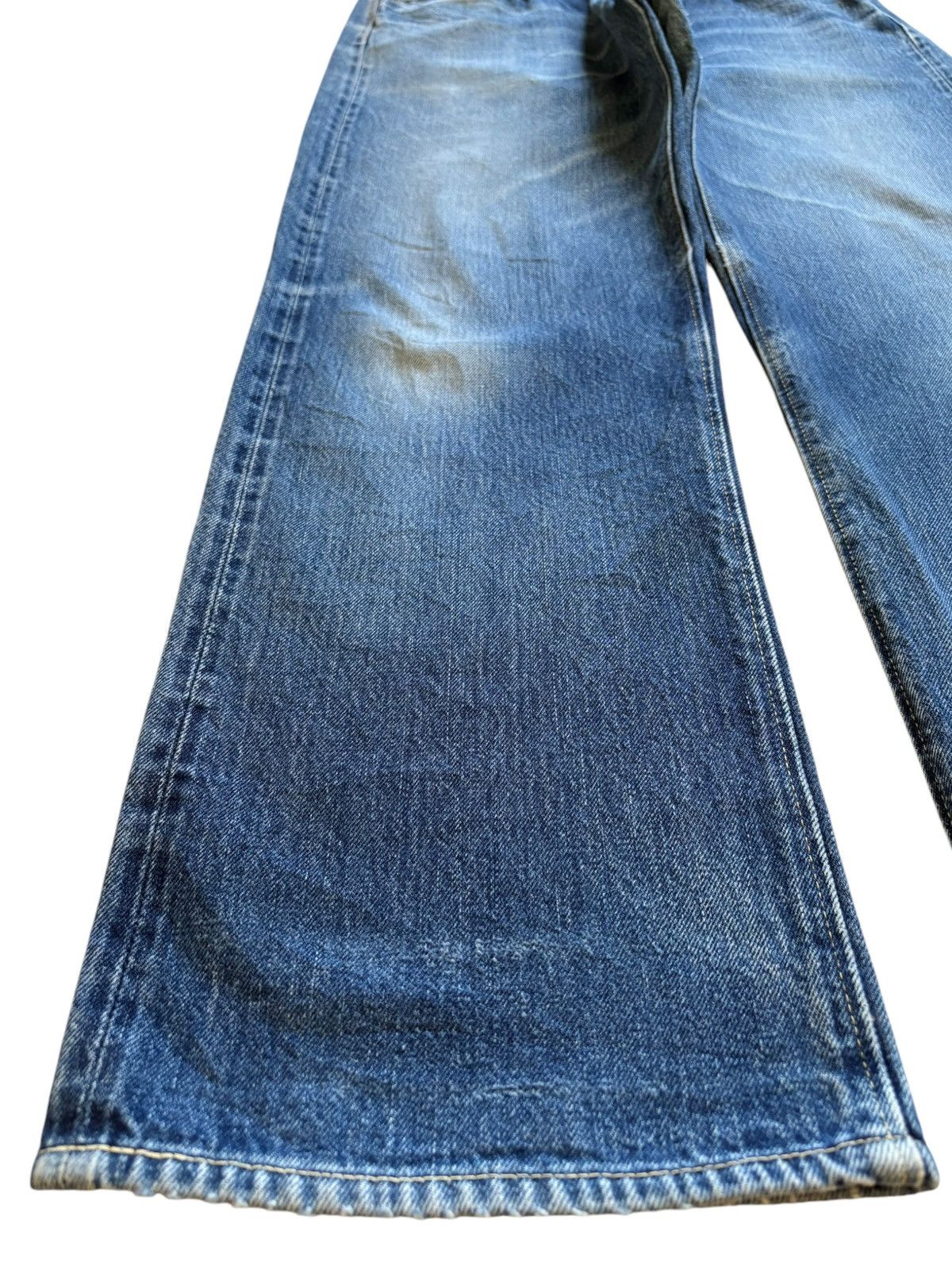 Sugar Cane Vintage Japanese Sugar Canes Toyo Selvedge Baggy Style Jeans Size US 31 - 7 Thumbnail
