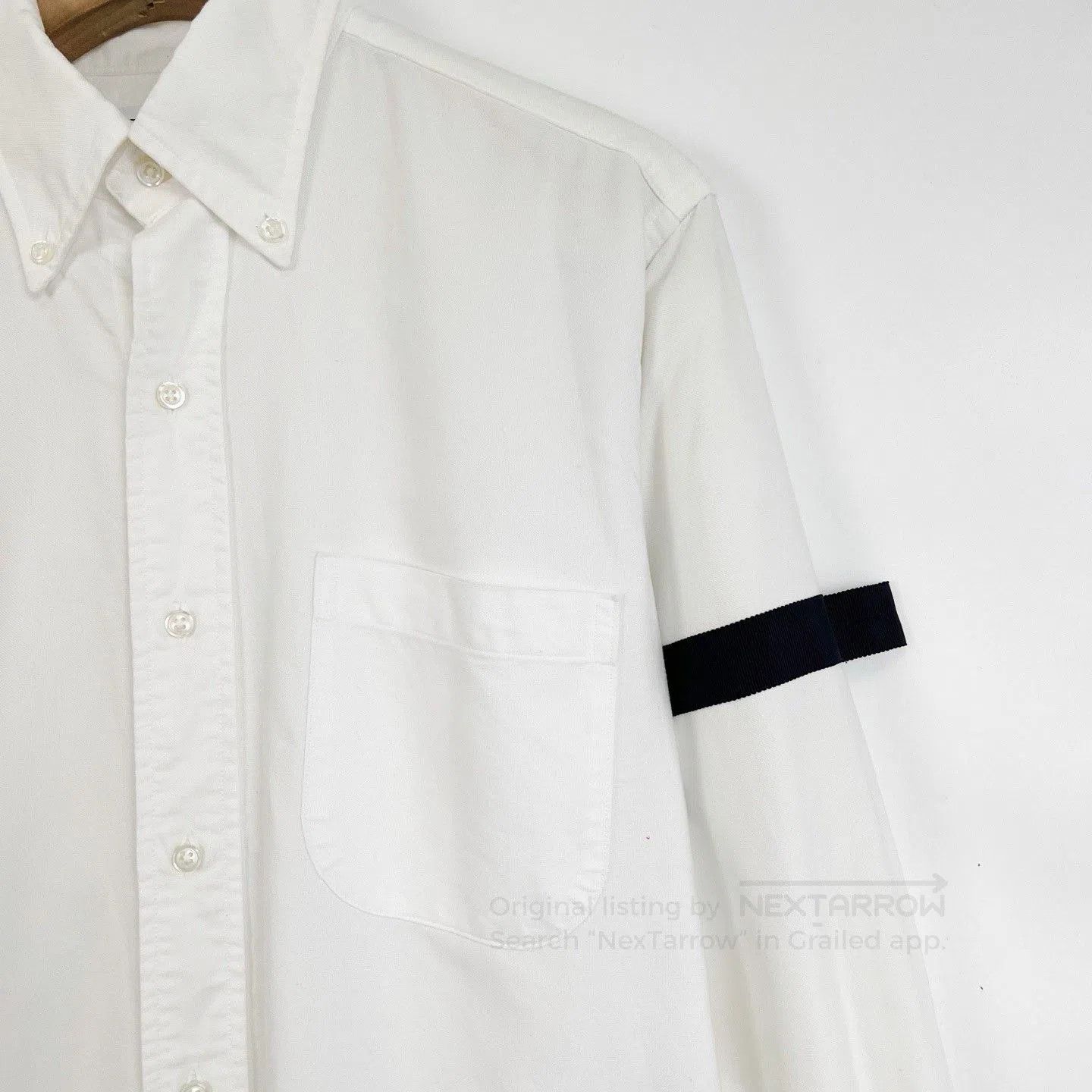 Thom Browne Thom Browne Classic Collar Stripe Shirt. Size US L / EU 52-54 / 3 - 4 Thumbnail