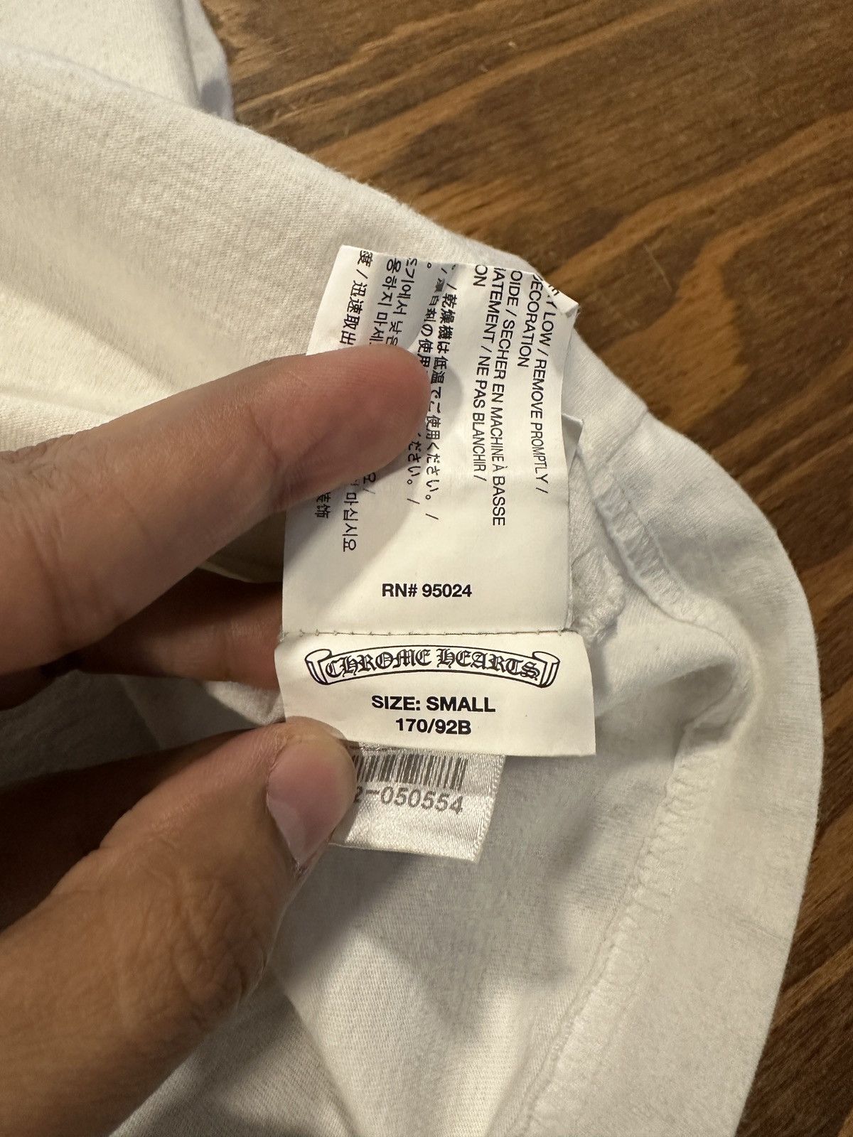 Chrome Hearts Chrome Hearts Horseshoe Pocket Tee Size US S / EU 44-46 / 1 - 7 Thumbnail