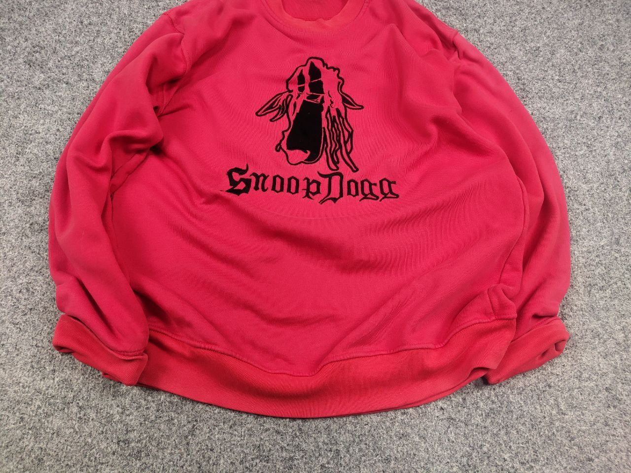 Snoop Dogg Vintage Snoop Dogg Rap Baggy Red Embroidered Logo Sweatshirt Size US M / EU 48-50 / 2 - 5 Thumbnail