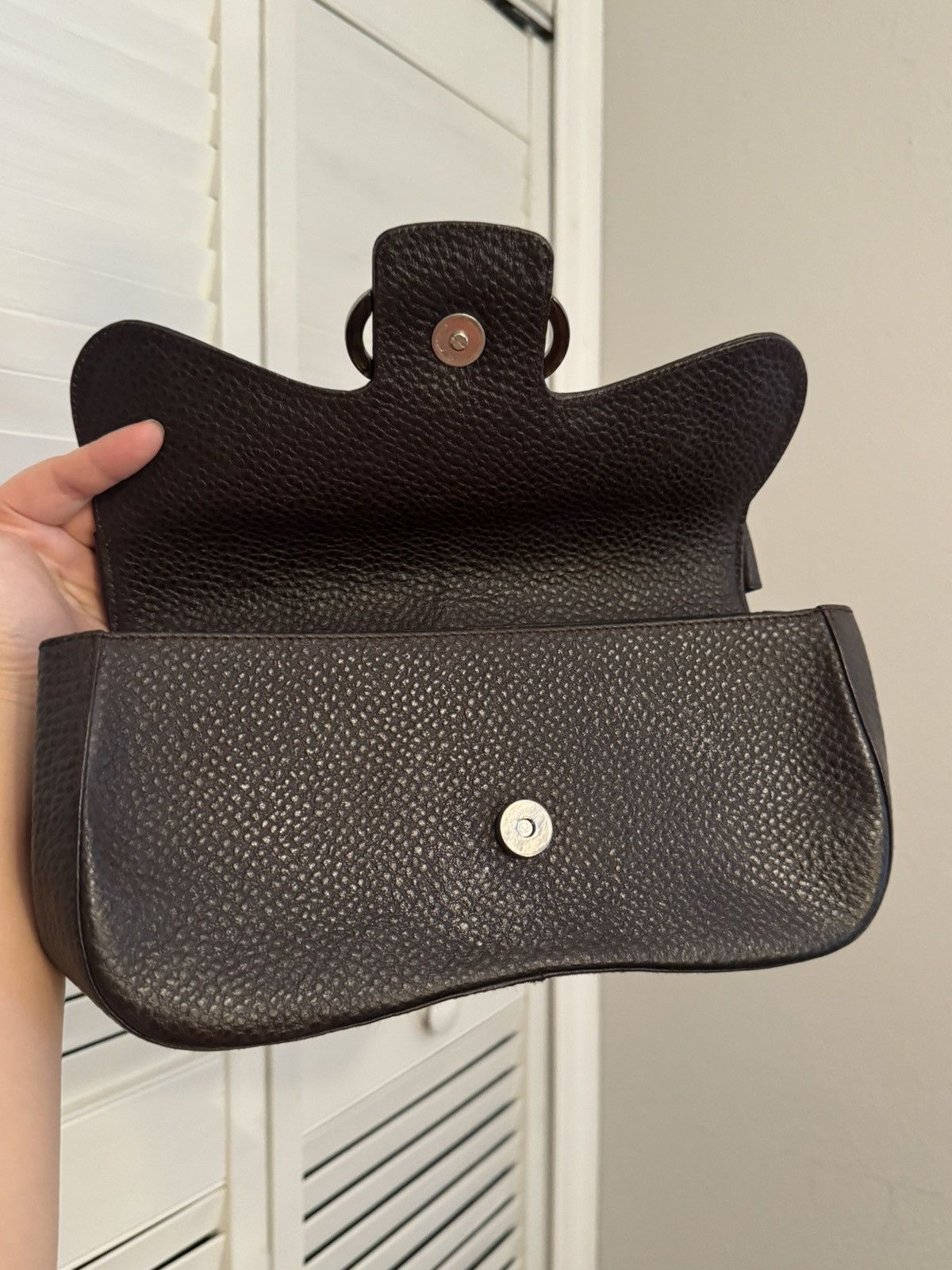 Salvatore Ferragamo Salvatore Ferragamo lined Gancini Leather Shoulder Bag Size ONE SIZE - 10 Thumbnail