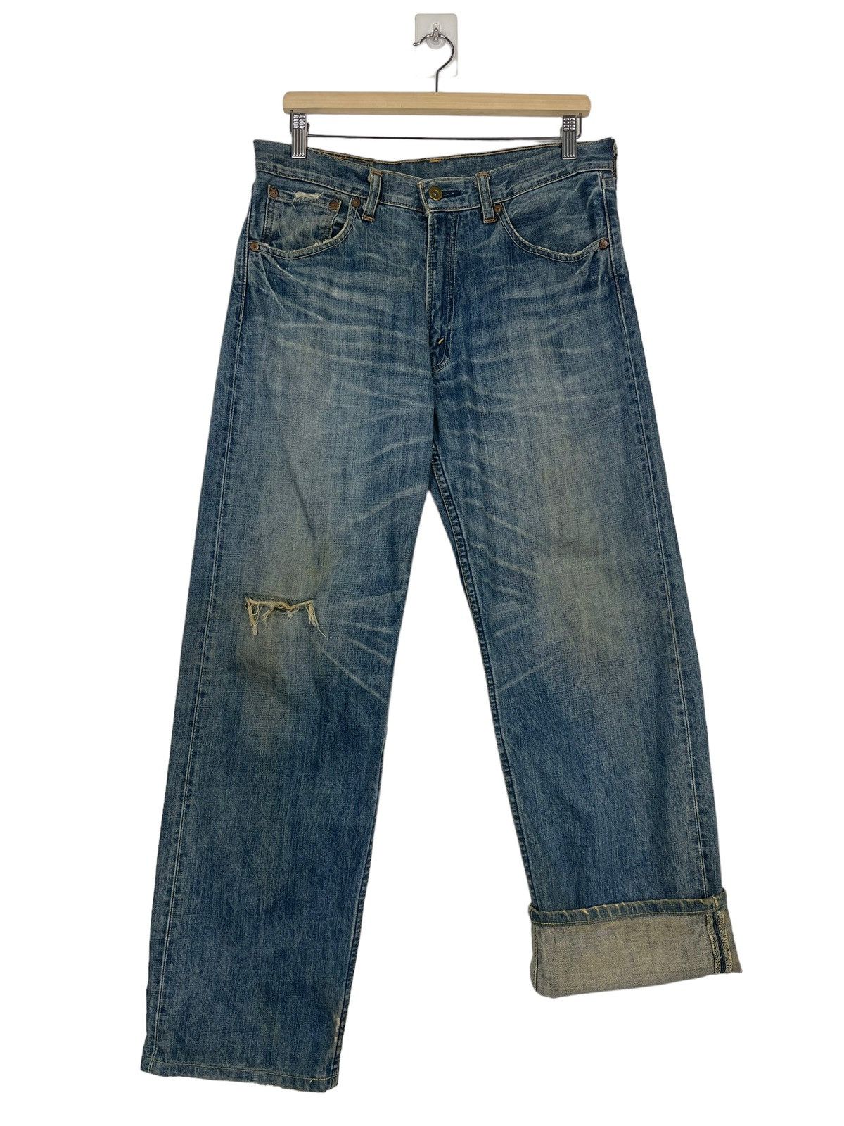 Levi's Levis 503 Japan Zipper Fly Flare Jeans Size US 34 / EU 50 - 7 Thumbnail