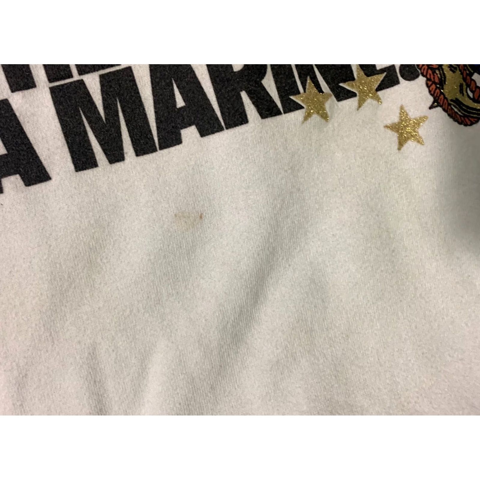 Vintage VINTAGE Soffe Sweats Marines Sweatshirt Adult XL White 90s Made USA Size US XL / EU 56 / 4 - 4 Thumbnail