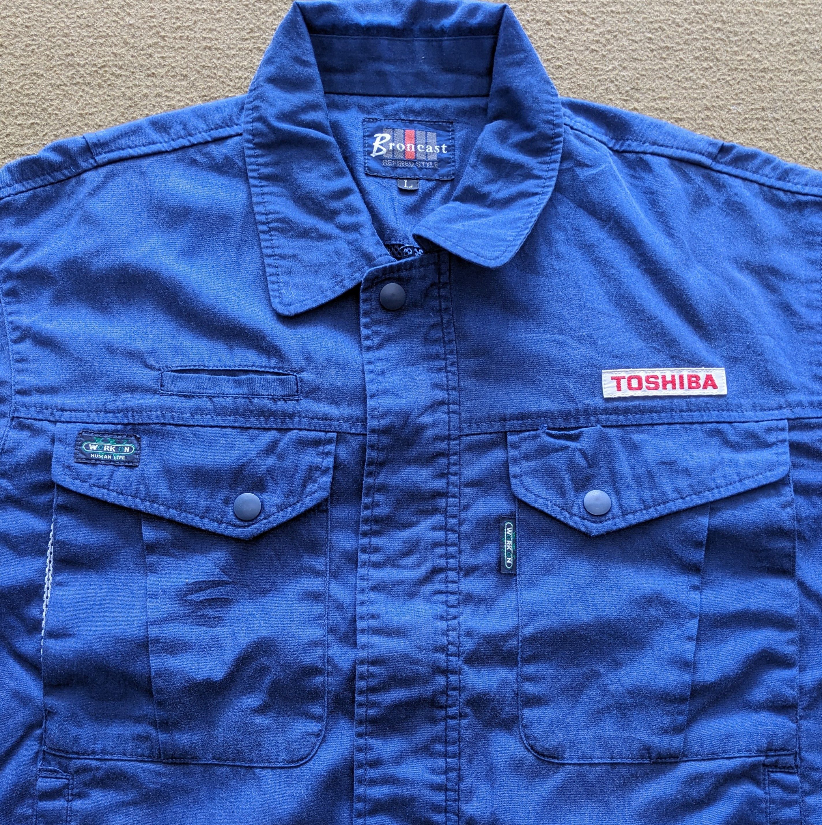 Vintage Vintage TOSHIBA Japanese Racing Workers Uniform Size US M / EU 48-50 / 2 - 2 Thumbnail