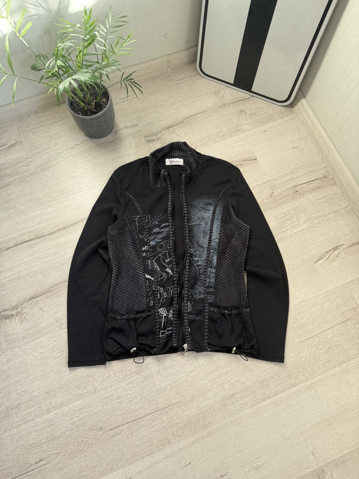 Hysteric Glamour Crazy Abstraction Y2k Blouses With Zip 2000s Fairy Core Size M / US 6-8 / IT 42-44 - 1 Thumbnail