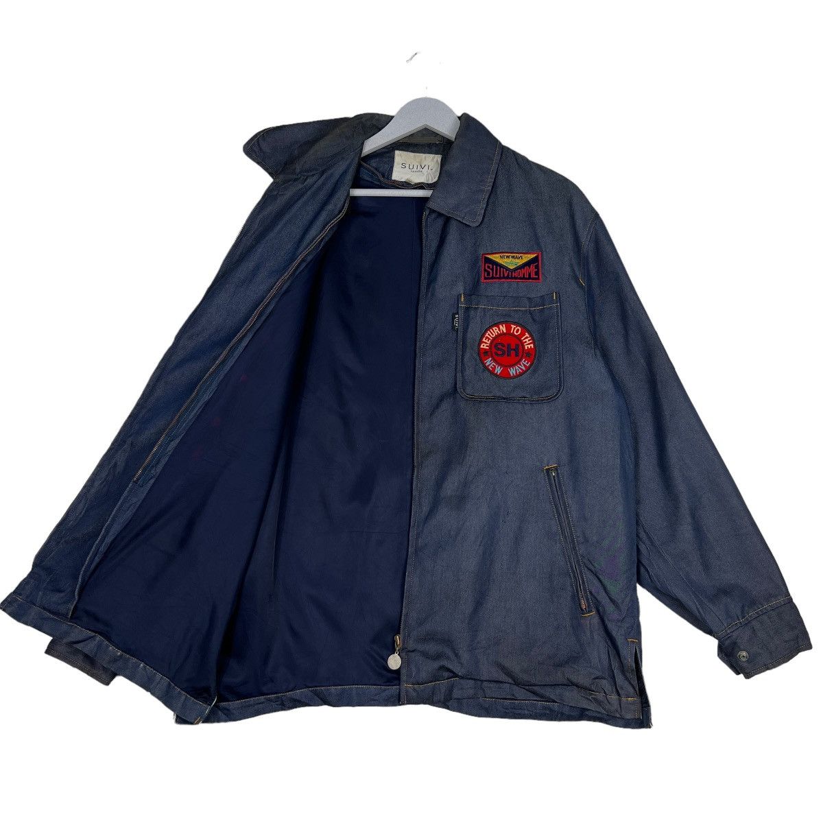 Vintage 🔥 SUIVI HOMME PATCHES BLOUSON JACKET Size US M / EU 48-50 / 2 - 9 Thumbnail