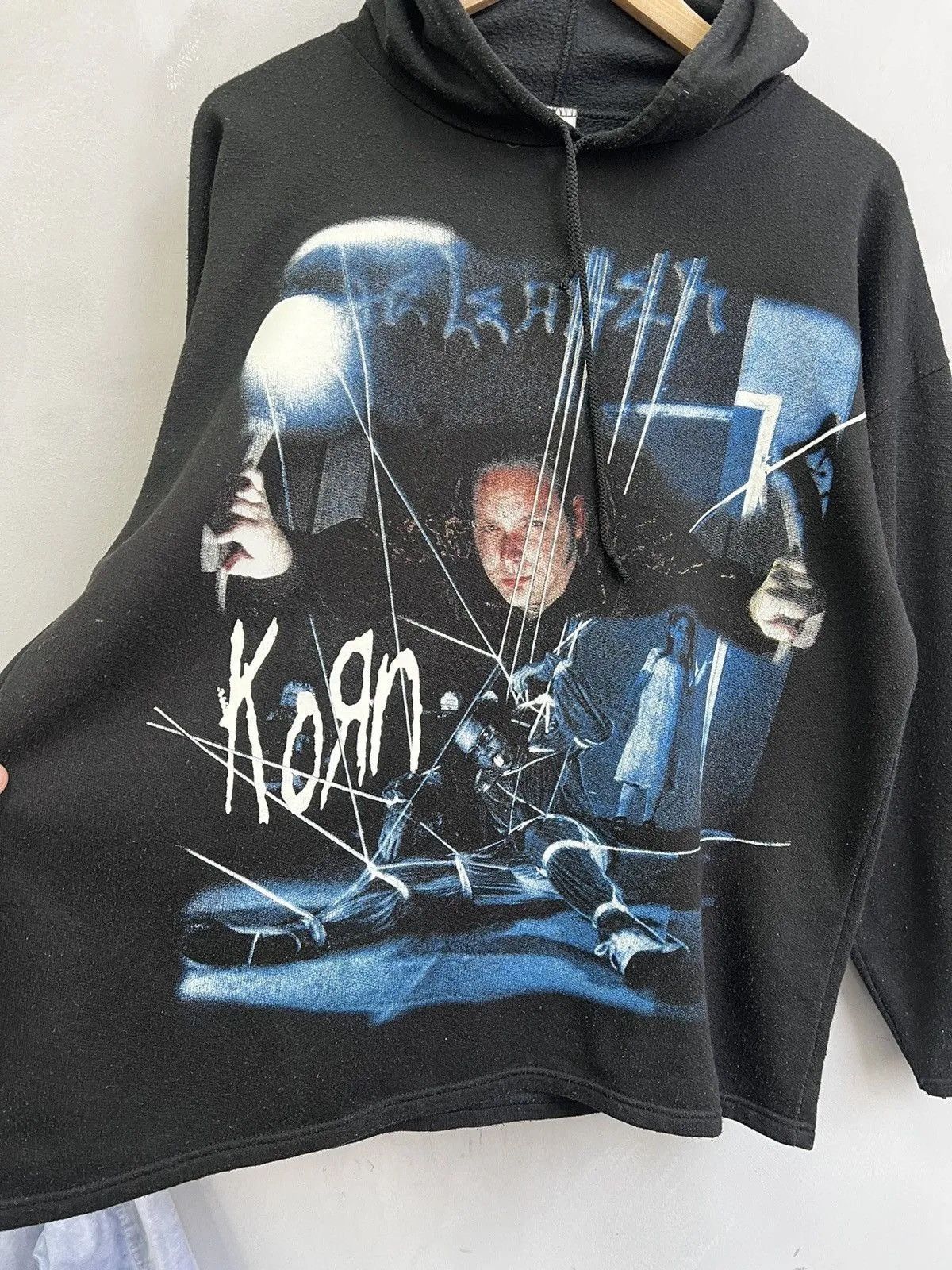 Band Tees Korn 90s rare boxy hoodie y2k streetwear Size US XL / EU 56 / 4 - 5 Thumbnail