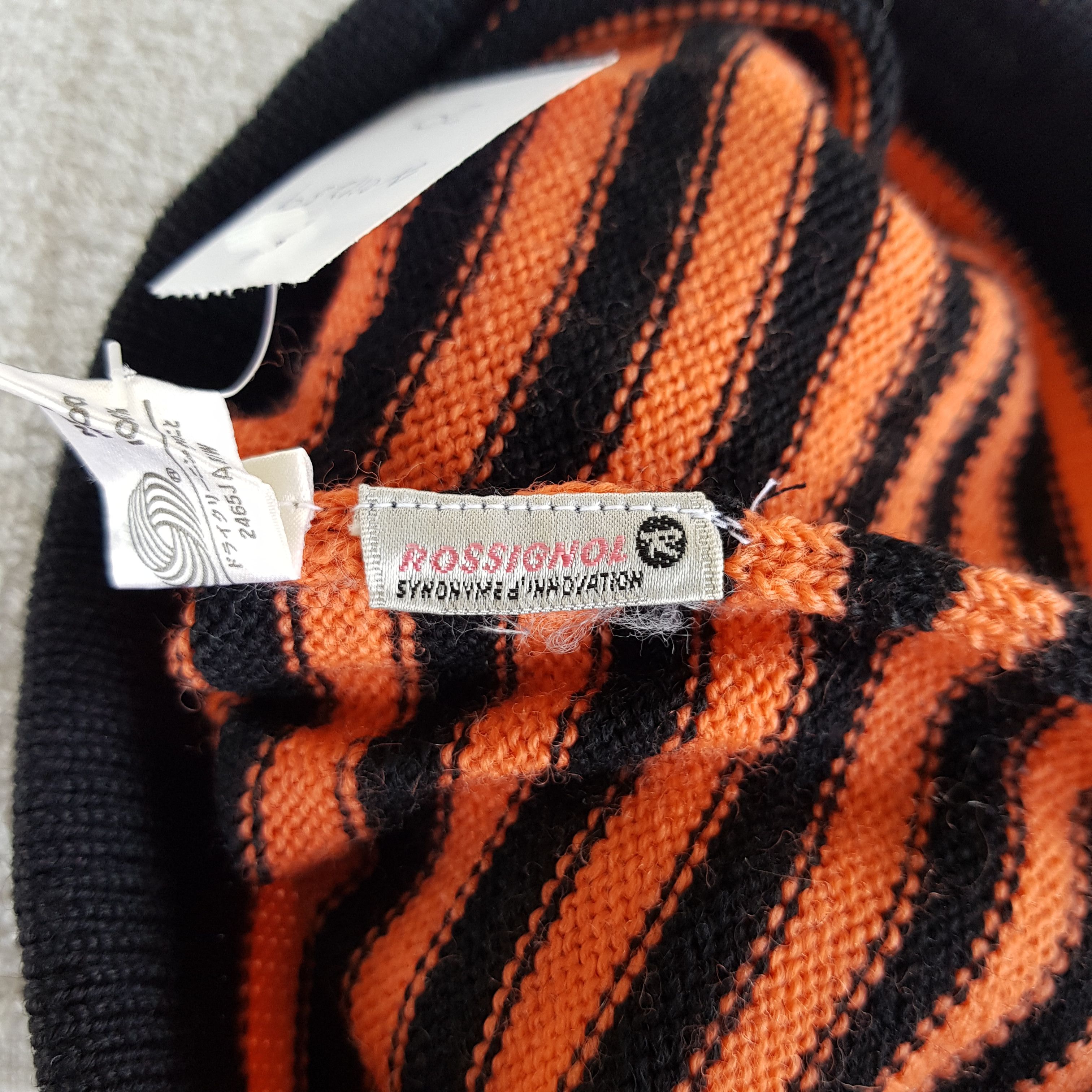 Japanese Brand Vintage Rossignol Wool Beanie 90s Knit Snow Caps Brim Hats Size ONE SIZE - 8 Thumbnail