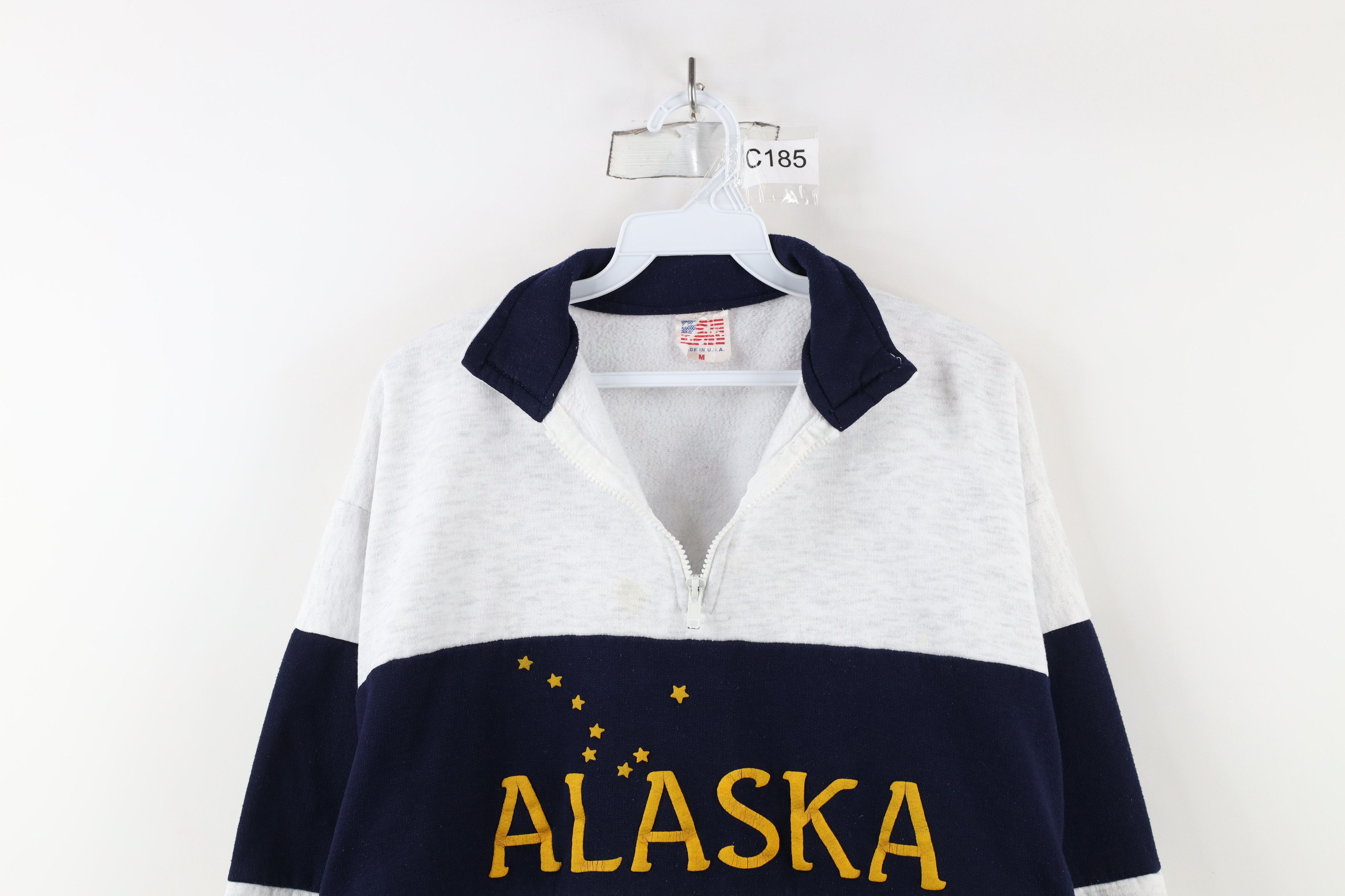 Vintage Vintage 90s Streetwear Half Zip Pullover Sweatshirt USA Size M / US 6-8 / IT 42-44 - 2 Thumbnail