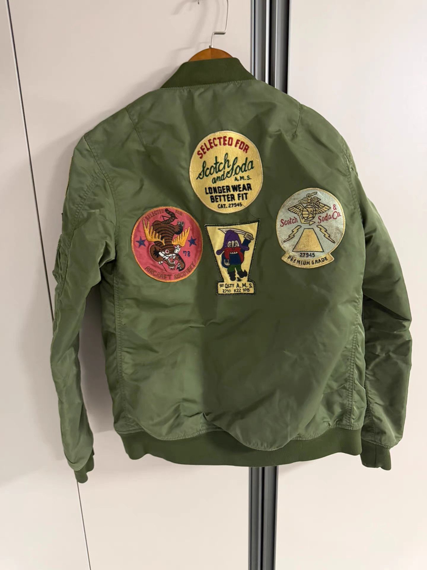 Scotch & Soda Scotch & Soda Bomber Jacket K18 Size US L / EU 52-54 / 3 - 3 Thumbnail