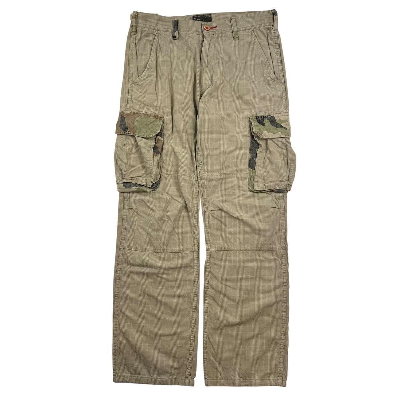 Stussy Vintage 2000s Stussy Camo Cargo Trousers - Waist: 31” Size US 31 - 2 Thumbnail