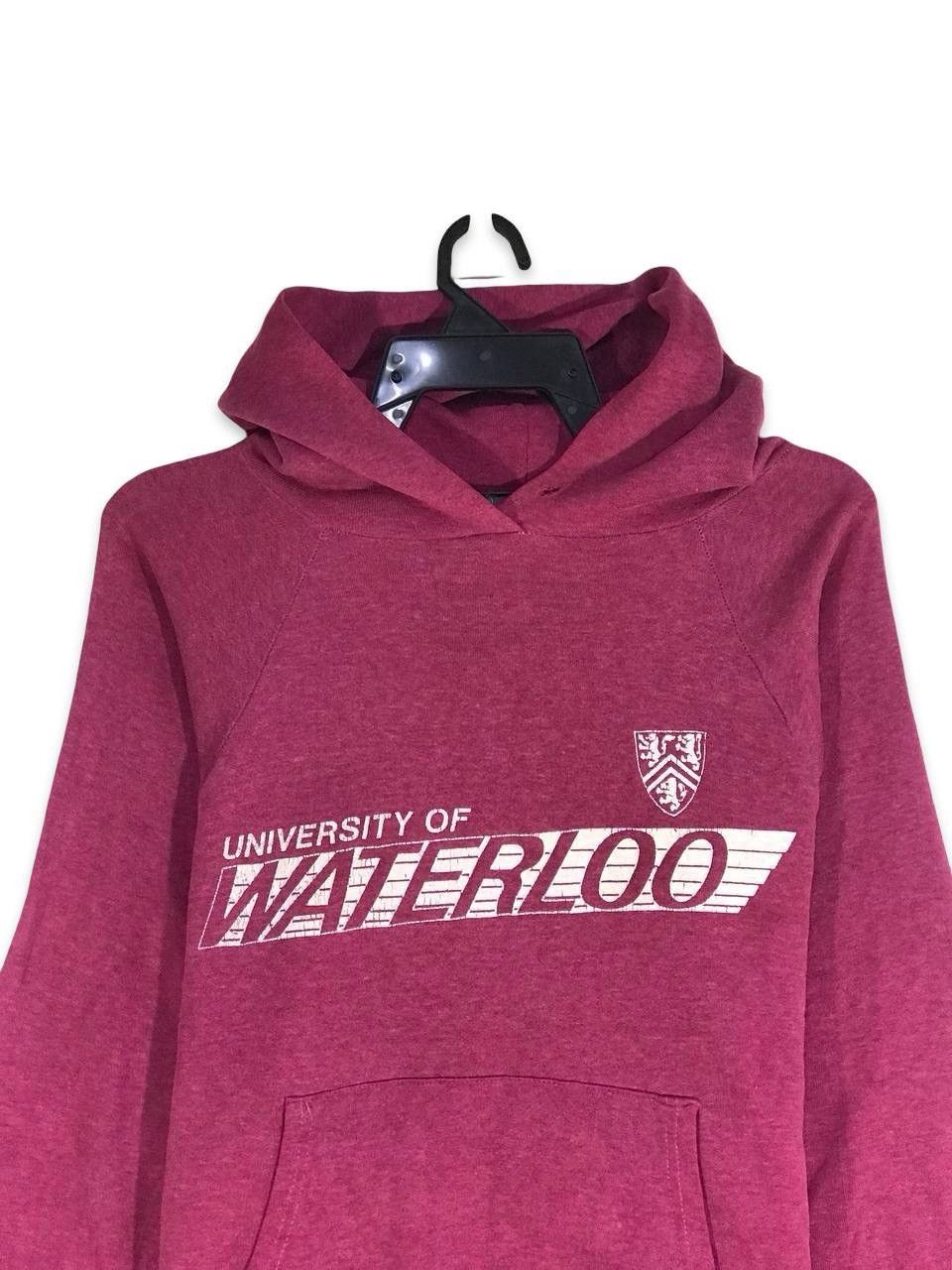 Other Vintage 80s university of waterloo hoodie jumper size M Size US M / EU 48-50 / 2 - 2 Thumbnail
