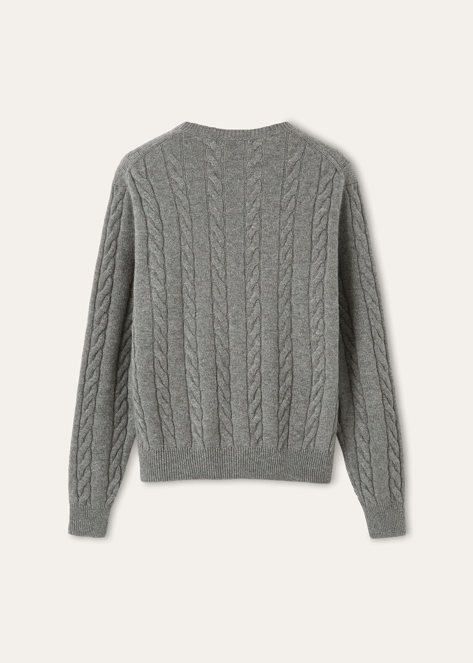 Loro Piana os11x0426 FAQ4509 Cedar Crewneck Sweater in Glacier Sky Size M / US 6-8 / IT 42-44 - 6 Thumbnail