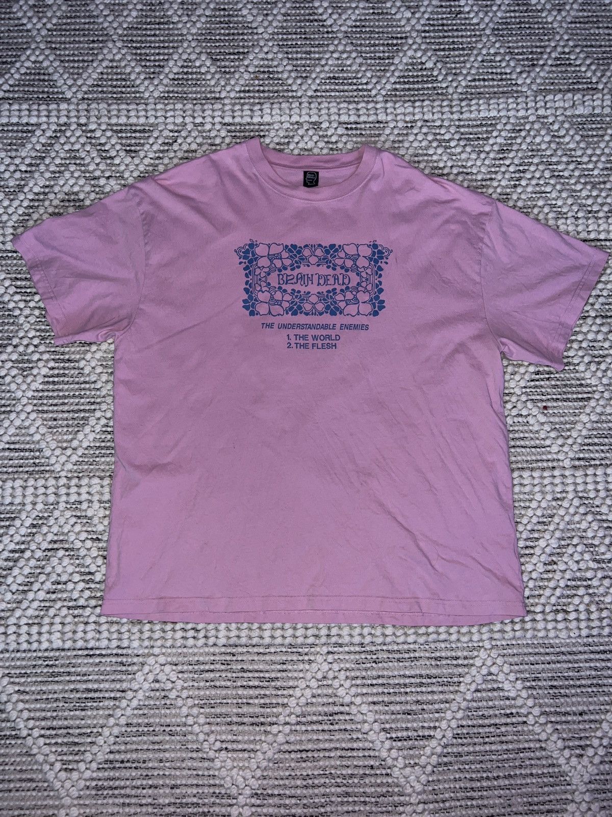 Brain Dead Pink Brain Dead Tee Size US XL / EU 56 / 4 - 1 Thumbnail