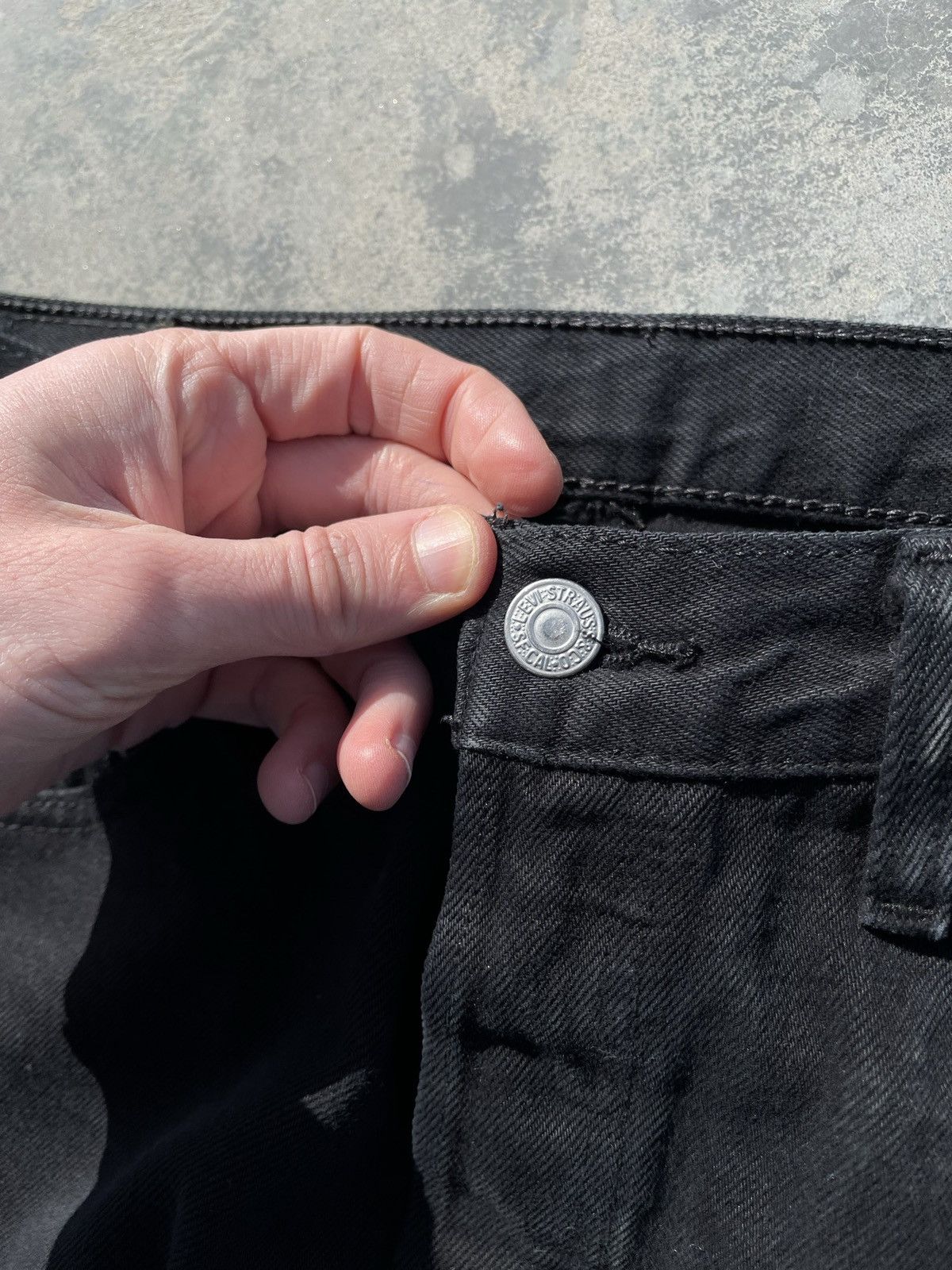 Levi's 🔥 VINTAGE LEVIS 501 RARE DISTRESS JEANS Y2K 🔥 Size US 32 / EU 48 - 6 Thumbnail
