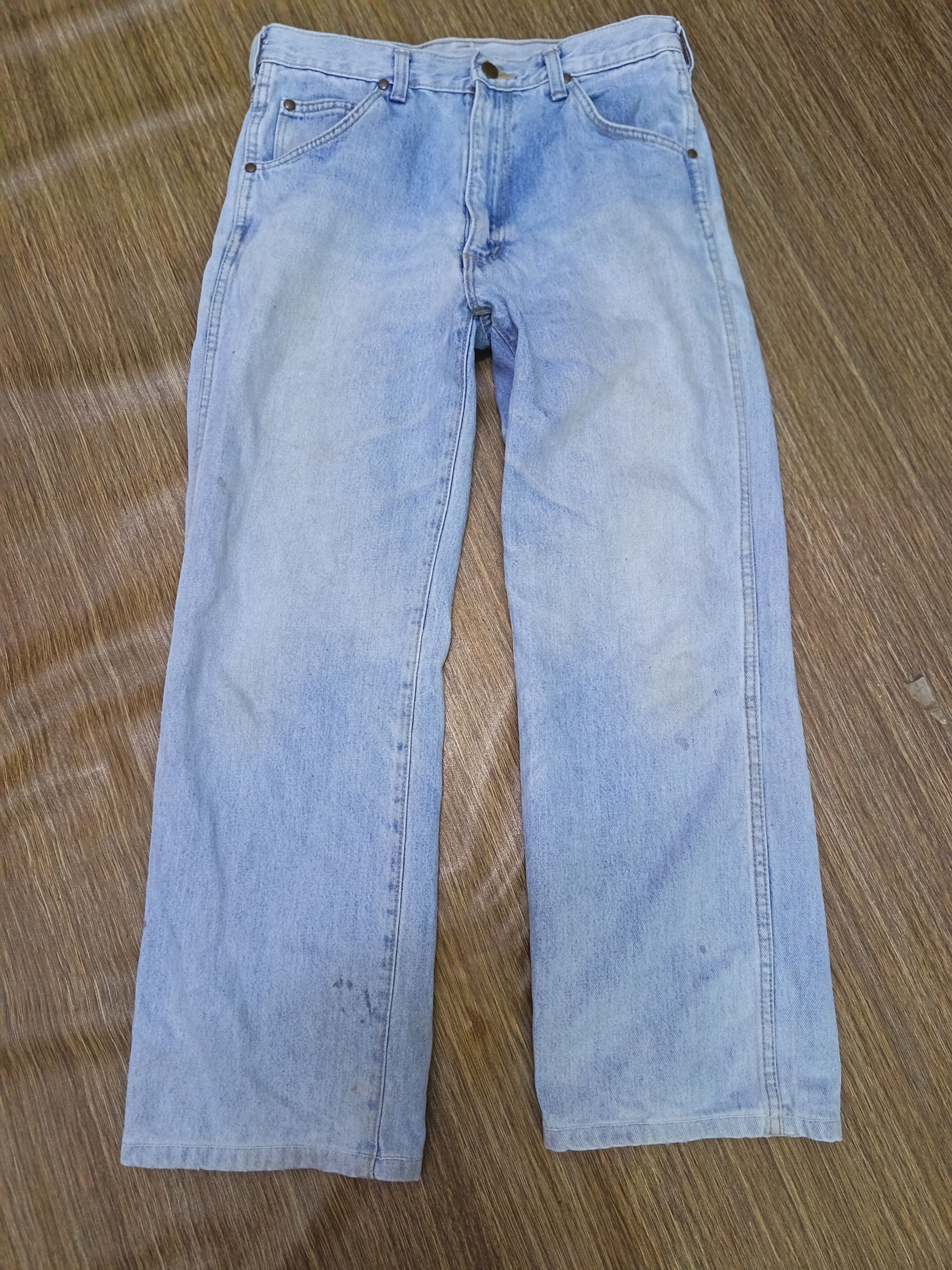 Wrangler Vintage distressed faded 80s wrangler japan Size US 30 / EU 46 - 1 Thumbnail