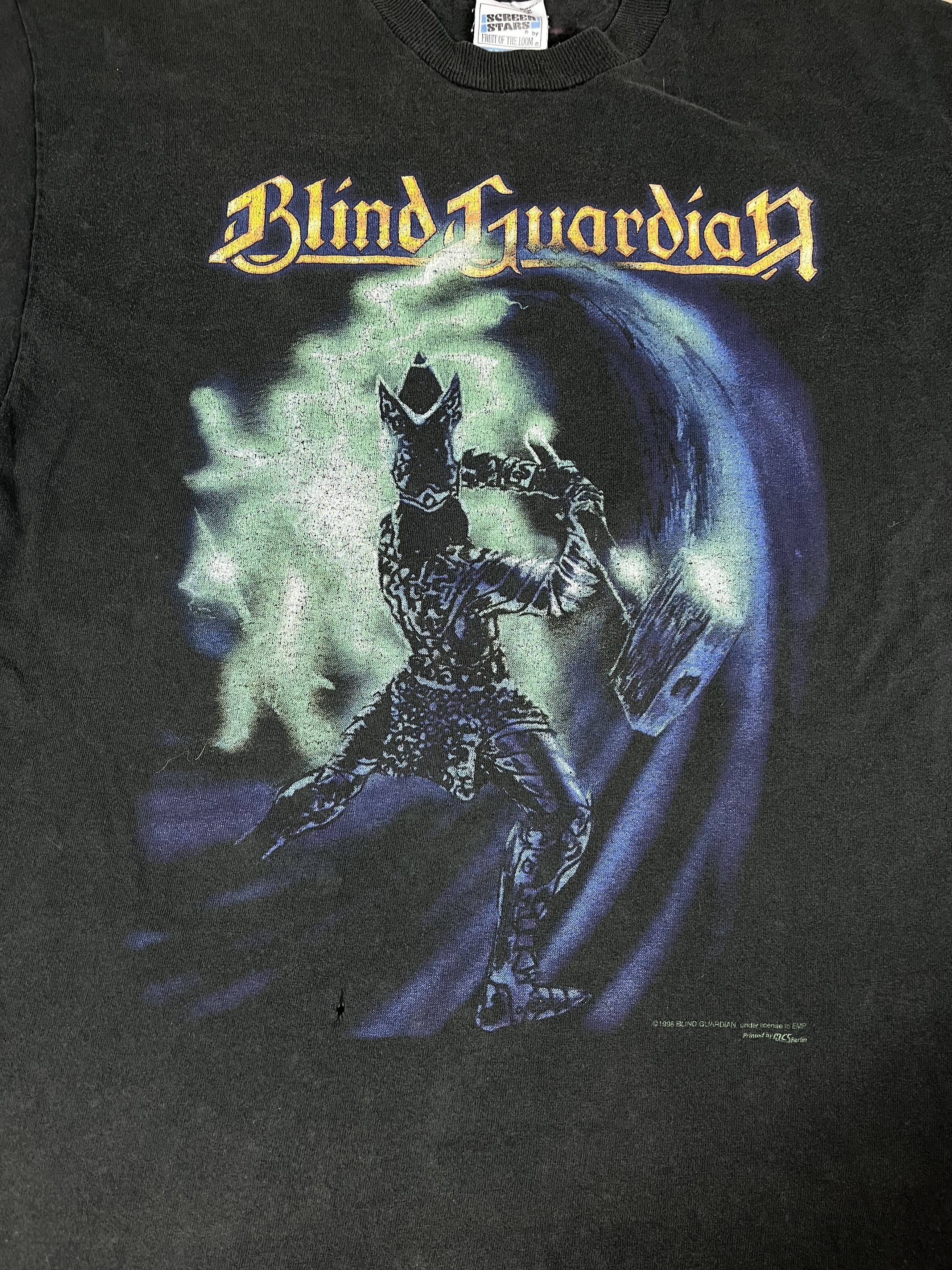Band Tees × Vintage 1998 Blind Guardian The Eternal Curse Tshirt Vintage 90s Size US L / EU 52-54 / 3 - 2 Thumbnail