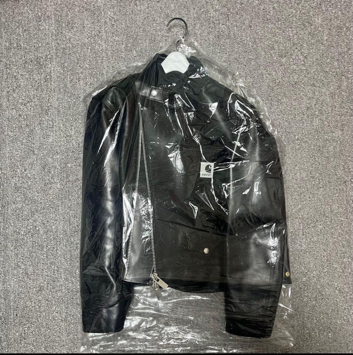 Carhartt Wip × Sacai sacai x Carhartt Leather Detroit Jacket size 1 Size S / US 4 / IT 40 - 9 Thumbnail